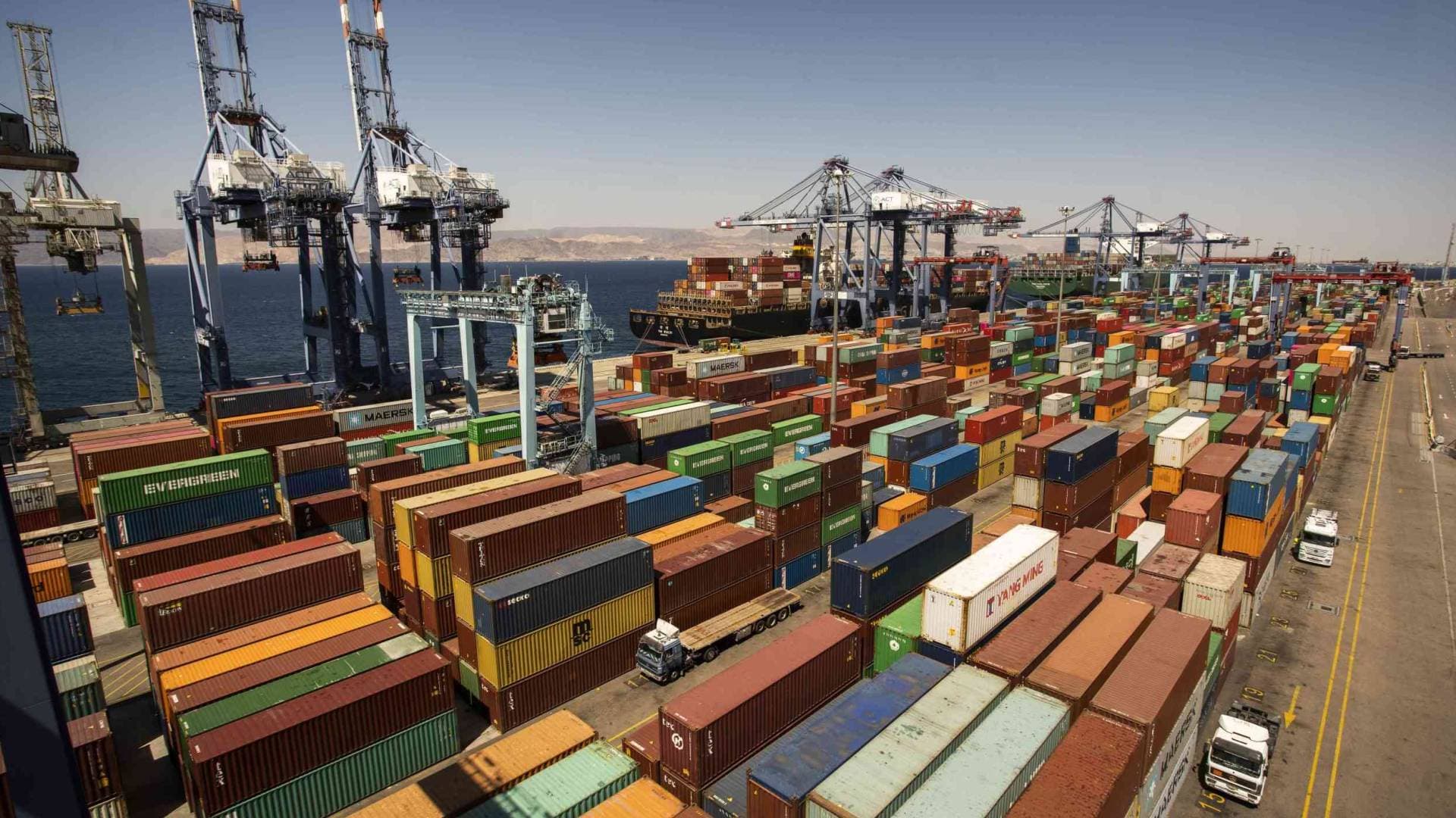 25% زيادة في عدد الحاويات الواردة عبر ميناء العقبة خلال الربع الأول من العام