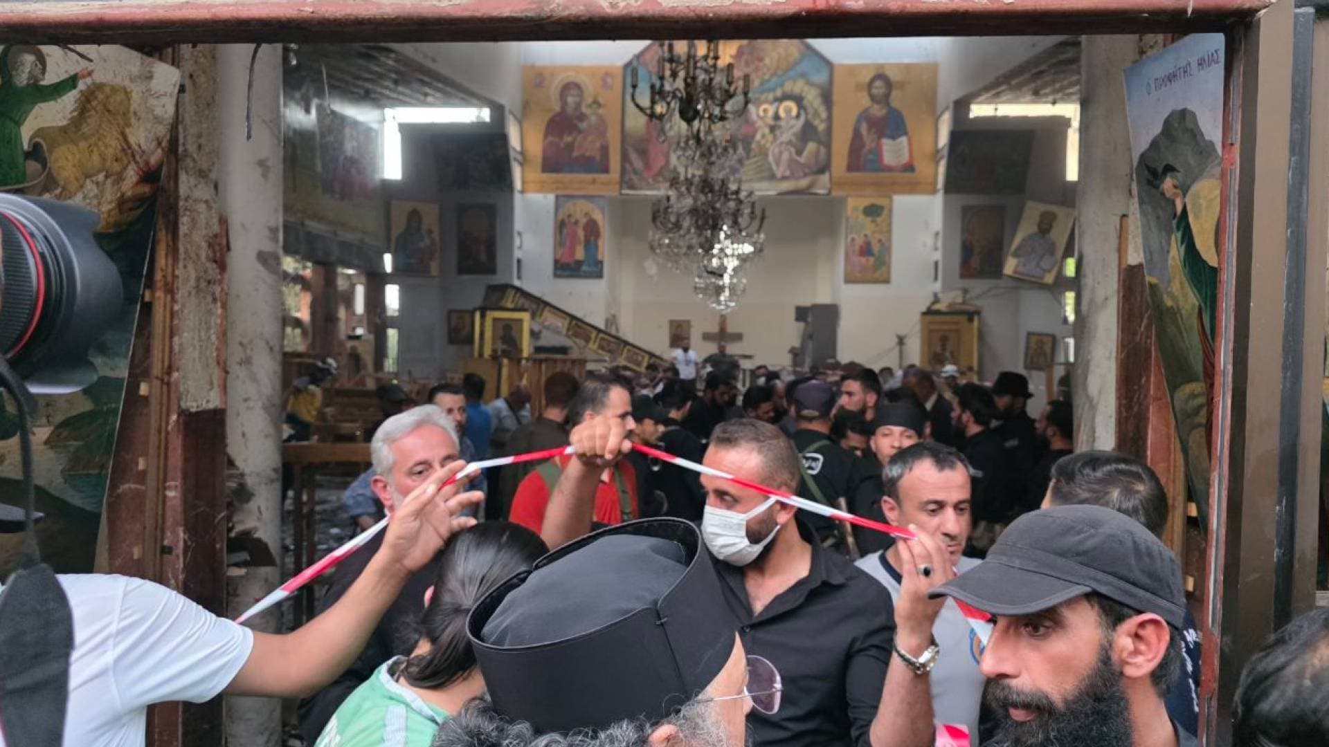 الداخلية السورية تكشف آلية تنفيذ الهجوم الإرهابي داخل كنيسة القديس مار إلياس - فيديو