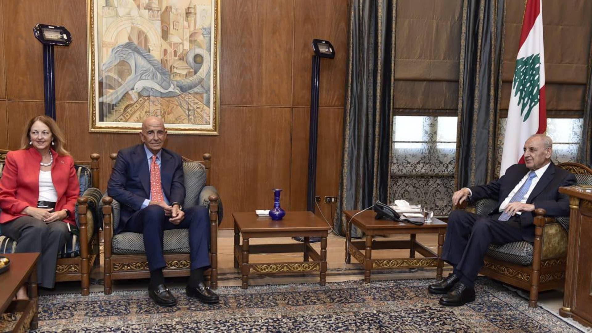 بري يبحث مع براك الأوضاع في لبنان والمنطقة: "نعمل للوصول إلى الاستقرار"