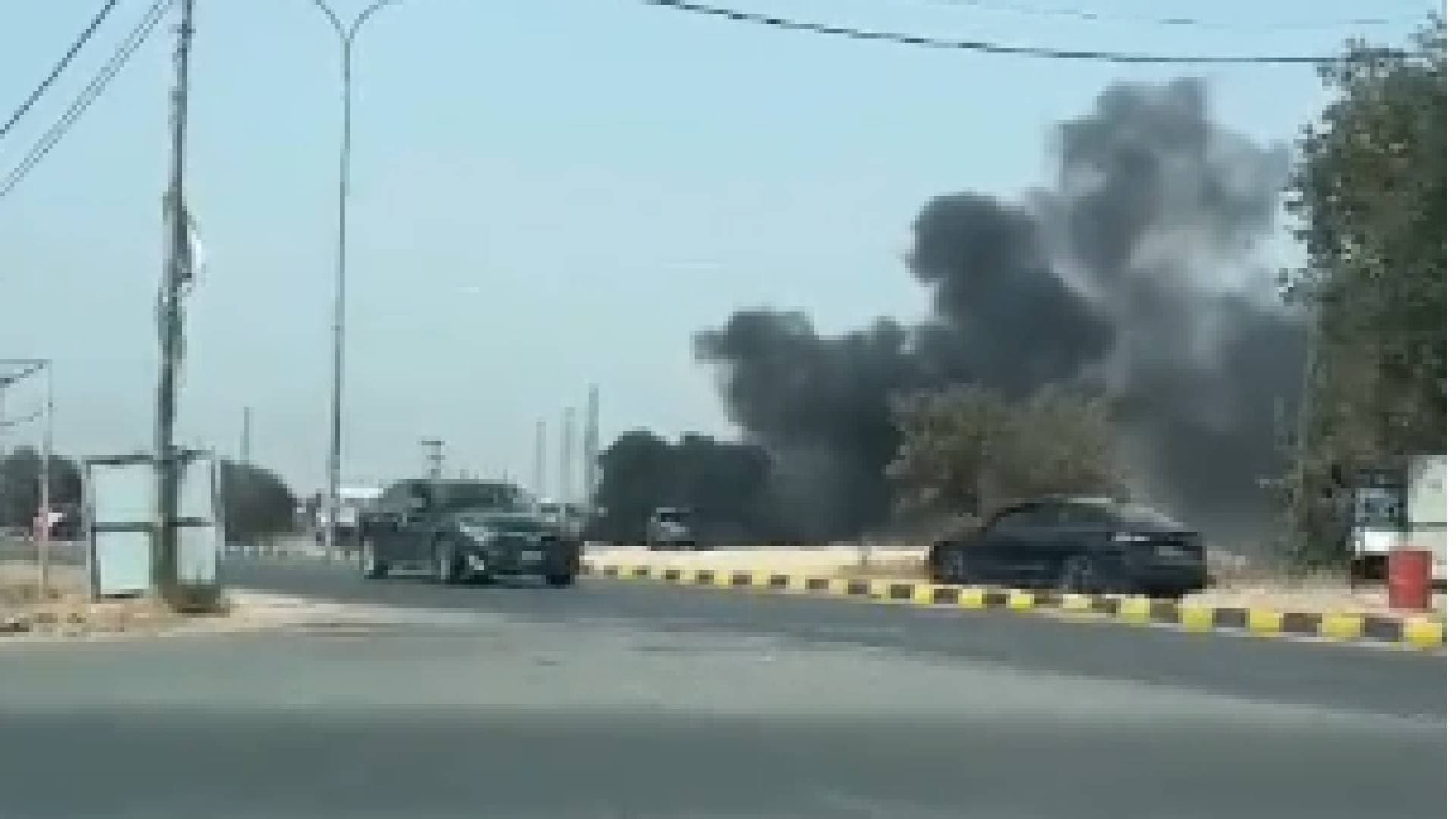 شركة الكهرباء الوطنية: إخماد حريق في محطة تحويل الصبيحي..فيديو