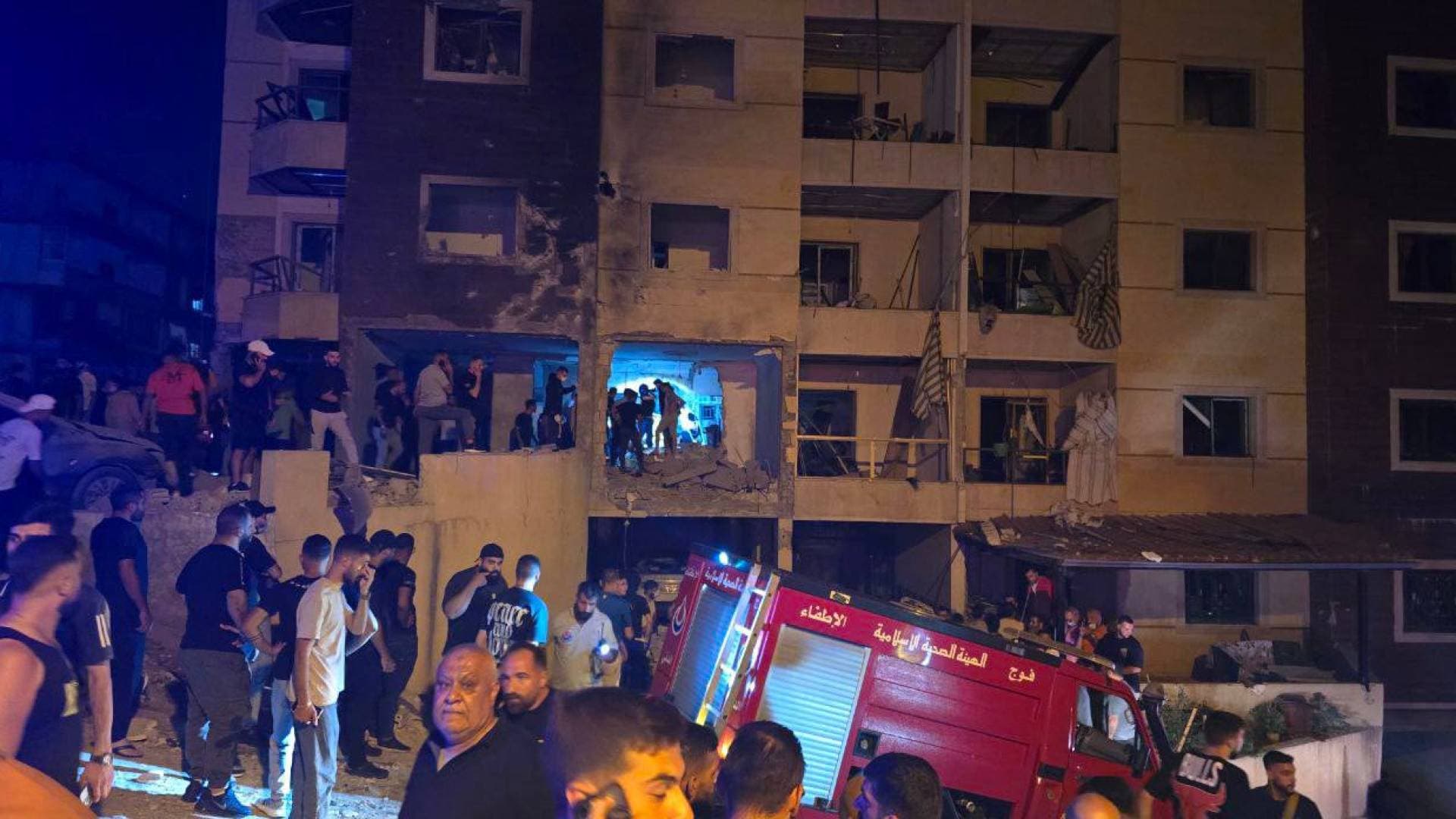 "الصحة اللبنانية": 12 إصابة بينهم أطفال في غارة للاحتلال على النبطية جنوبي لبنان - فيديو