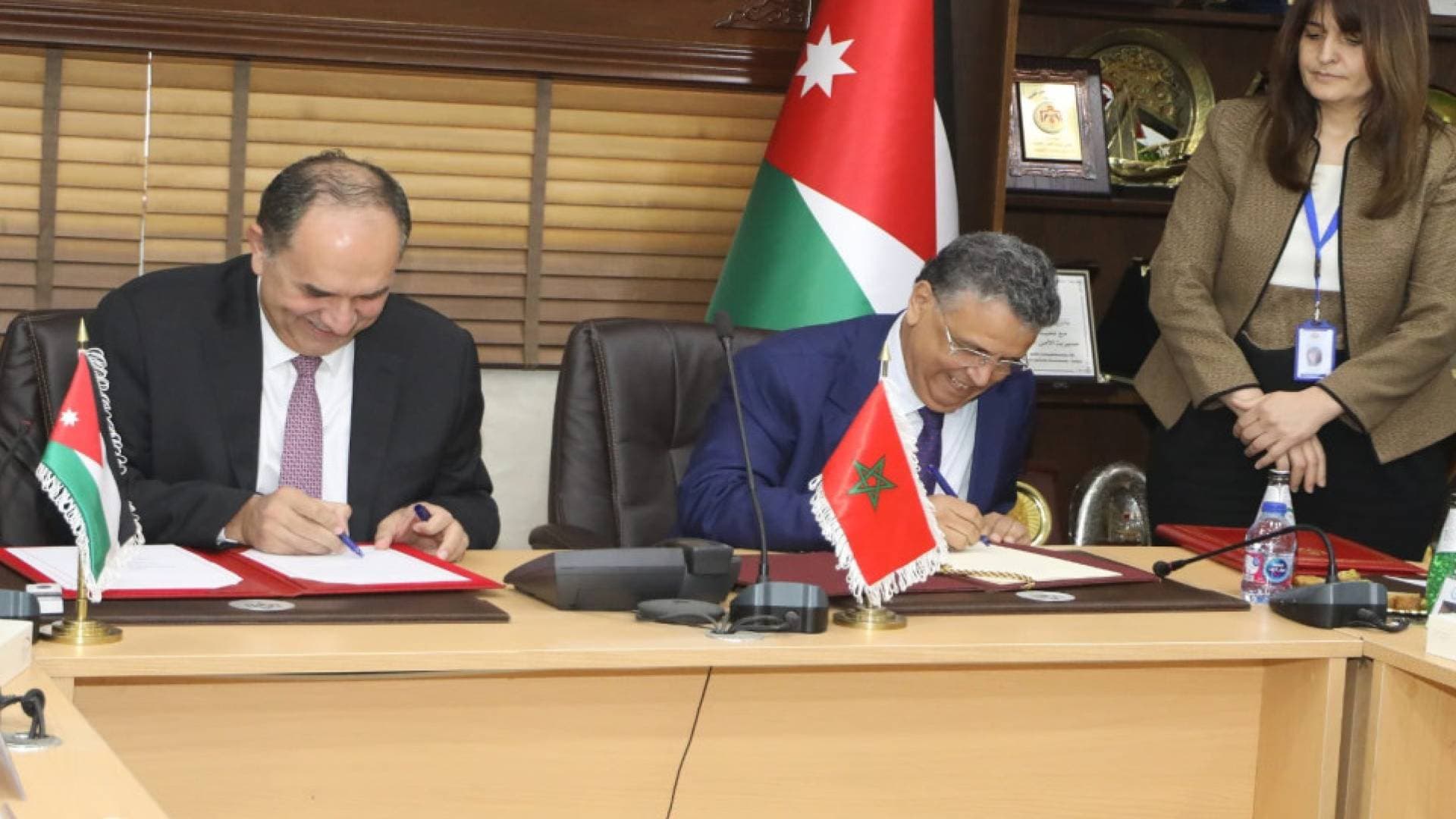 الأردن والمغرب يوقعان اتفاقيتين لتعزيز التعاون القضائي ونقل المحكومين