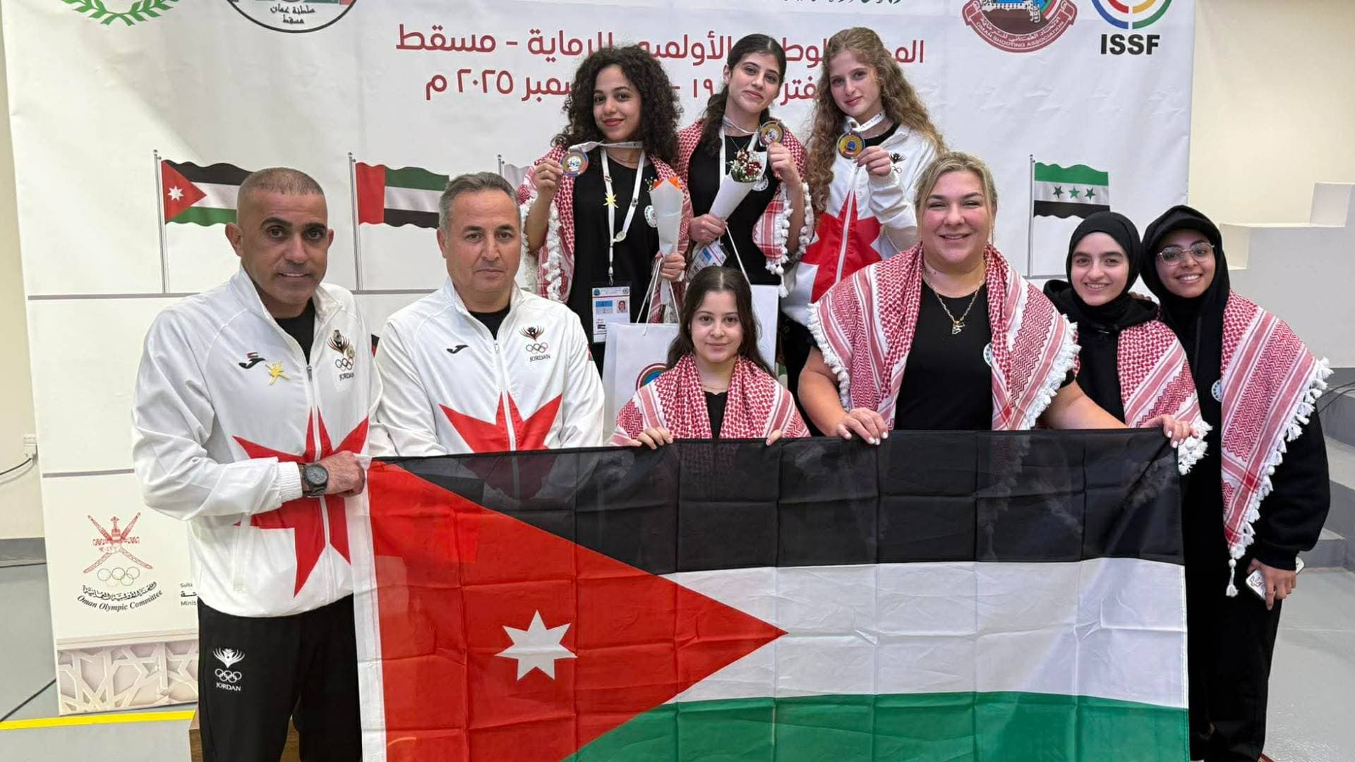 ناشئات الأردن يتزعمن الرماية العربية في المسدس الهوائي