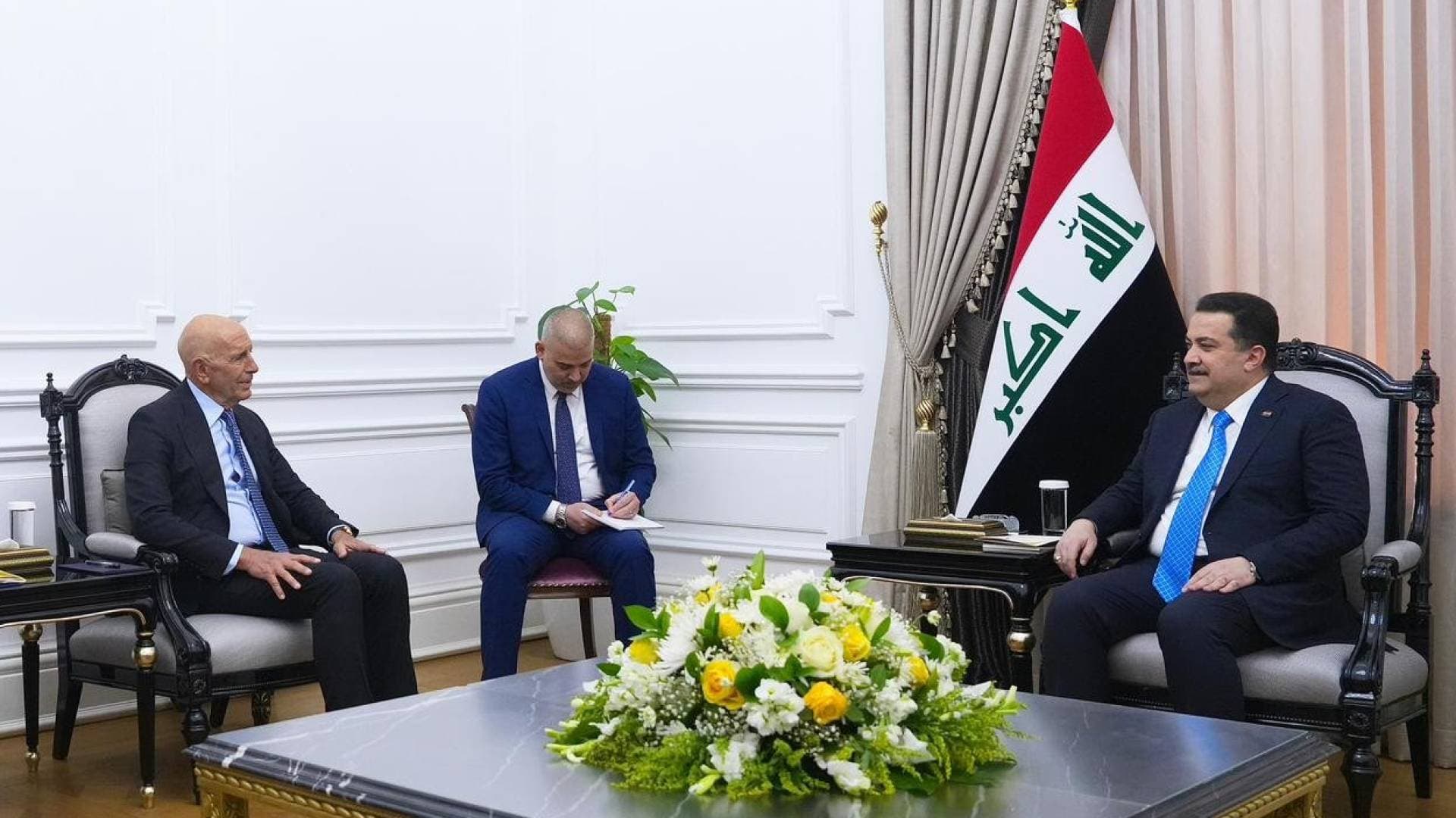 وكالة الأنباء العراقية: رئيس الوزراء يؤكد لـ"توم براك" أهمية الأمن في سوريا بالنسبة للعراق والمنطقة