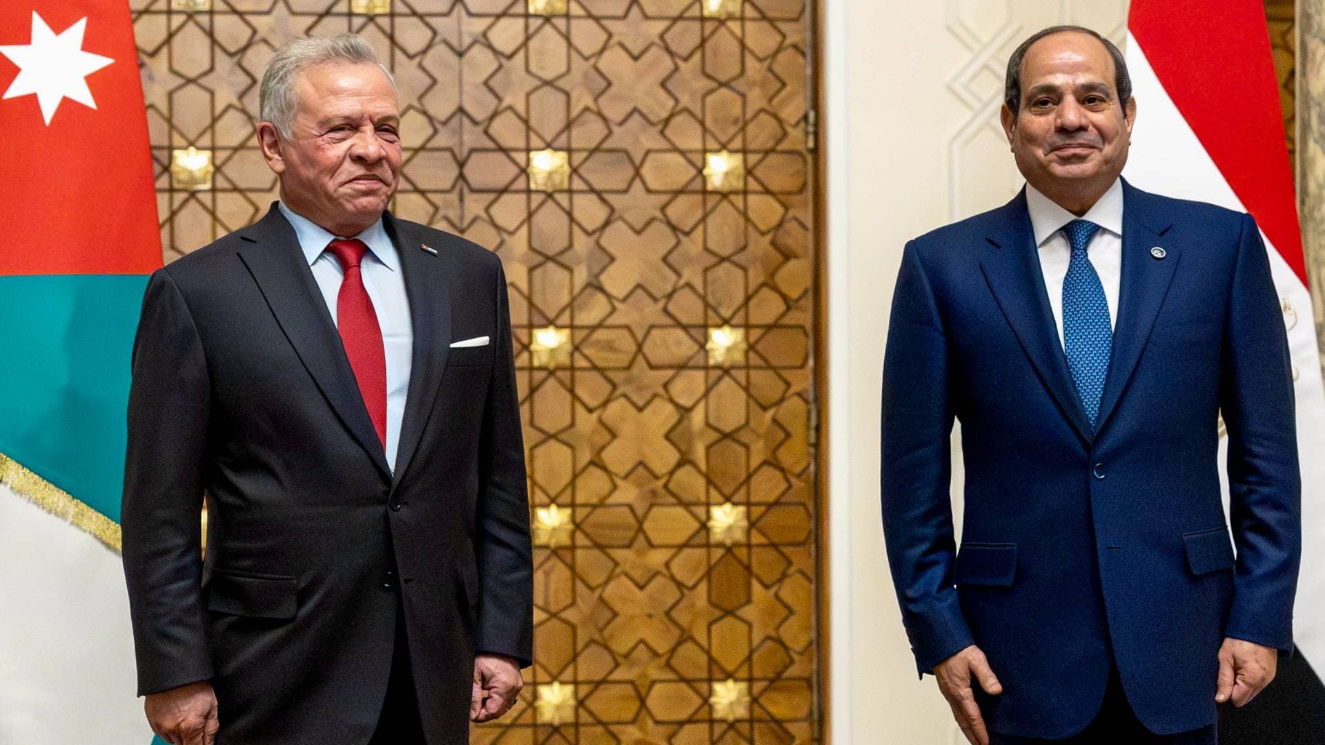 الملك و الرئيس المصري يعقدان مباحثات في القاهرة