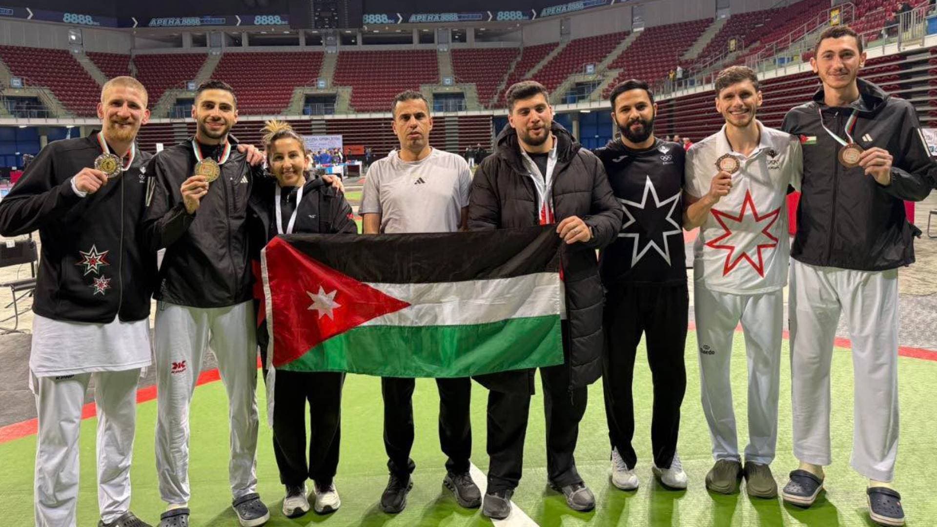 الأردن يحصد 4 ميداليات في بطولة صوفيا الدولية للتايكواندو