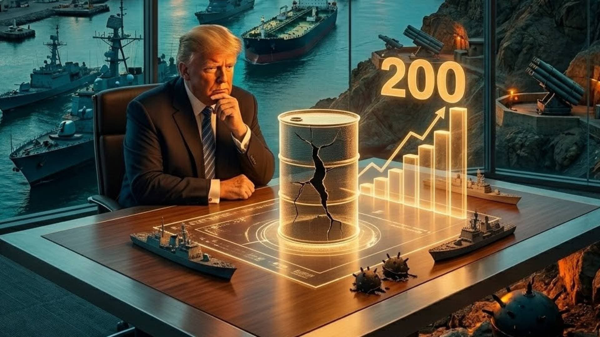 نفط الـ200 دولار.. إدارة ترمب تحاكي سيناريوهات متطرفة للحرب مع إيران