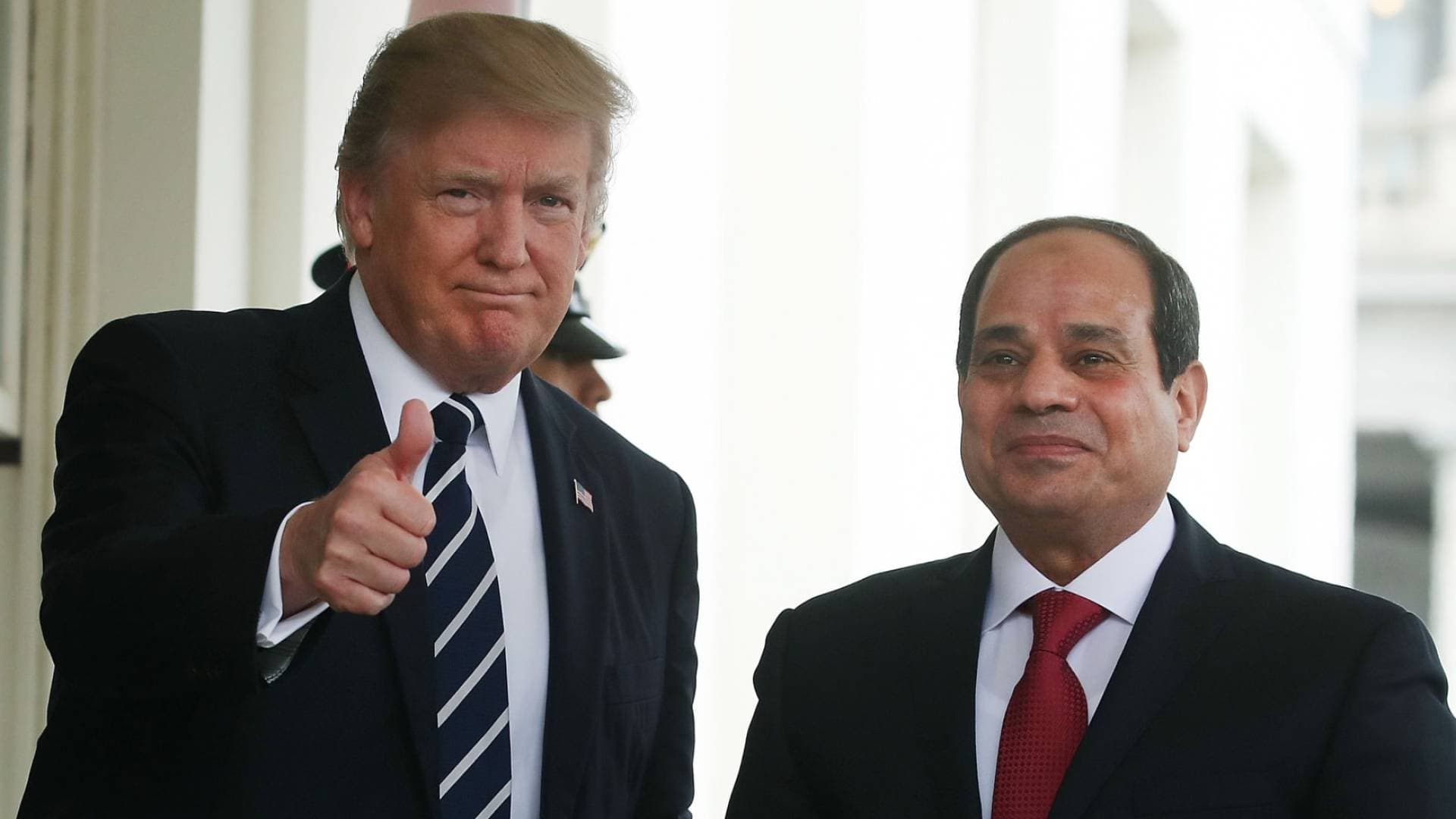 السيسي لترمب: أنت الوحيد القادر على إيقاف الحرب