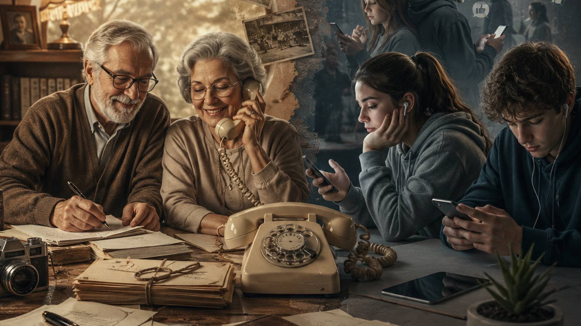 عادات كلاسيكية يجهلها جيل "زد".. هكذا يتمسك أبناء الستينيات والسبعينيات بزمن الورق والخط الأرضي