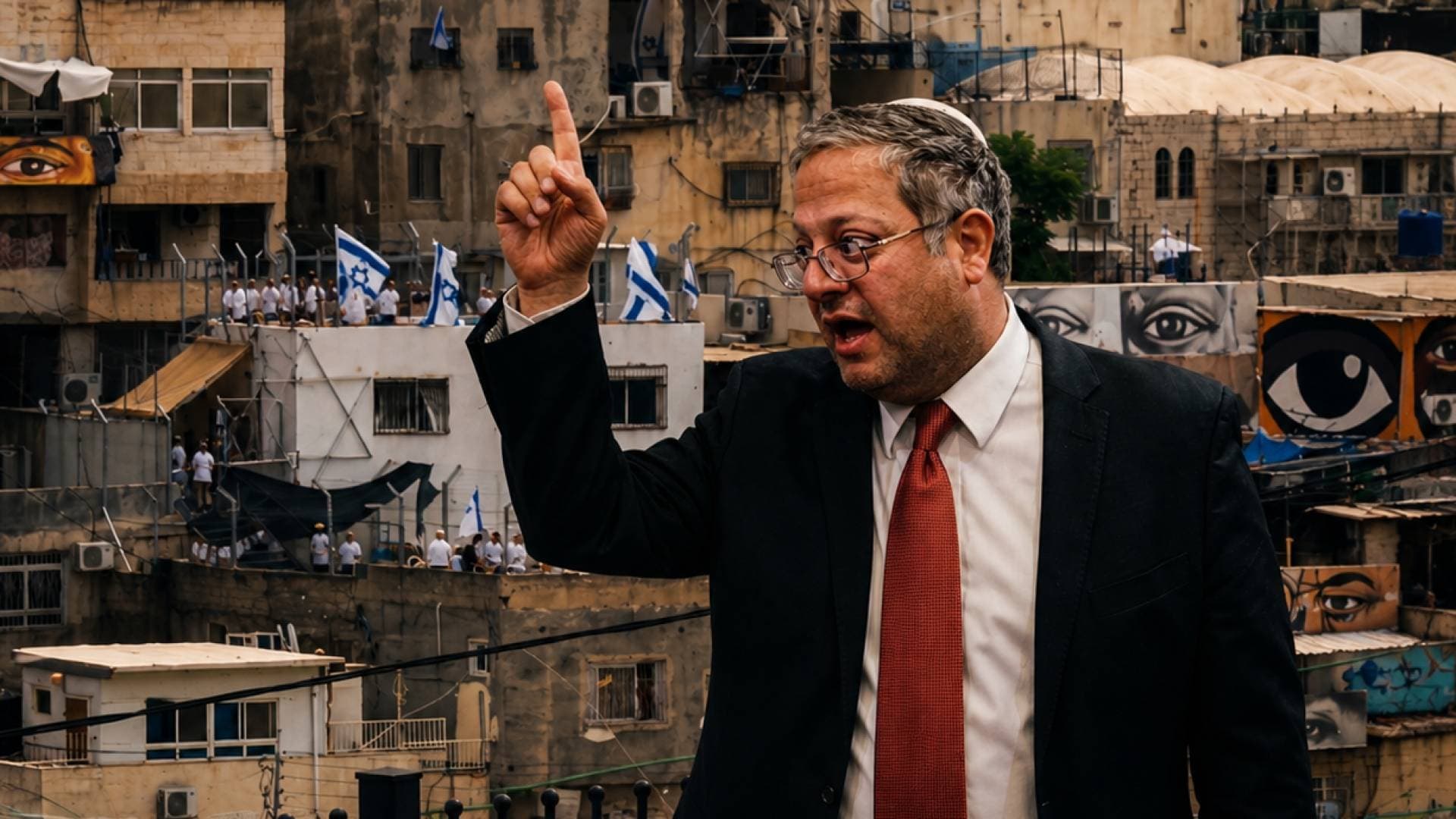 مراسلة "رؤيا": بن غفير يقتحم بطن الهوى في سلوان بالتزامن مع قرار نهائي للاحتلال بإخلاء 12 عائلة فلسطينية