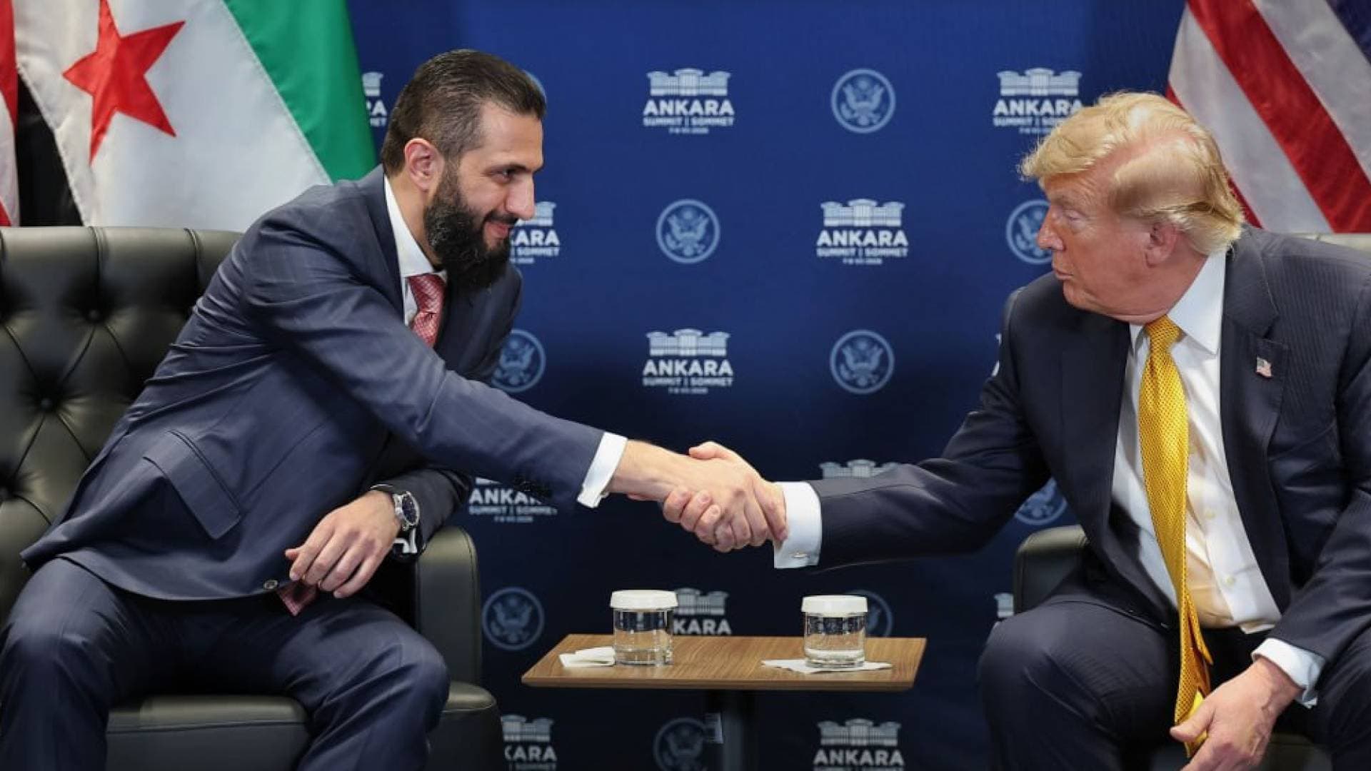 الرئيس السوري أحمد الشرع يلتقي الرئيس الأمريكي دونالد ترمب في قمة الناتو بأنقرة