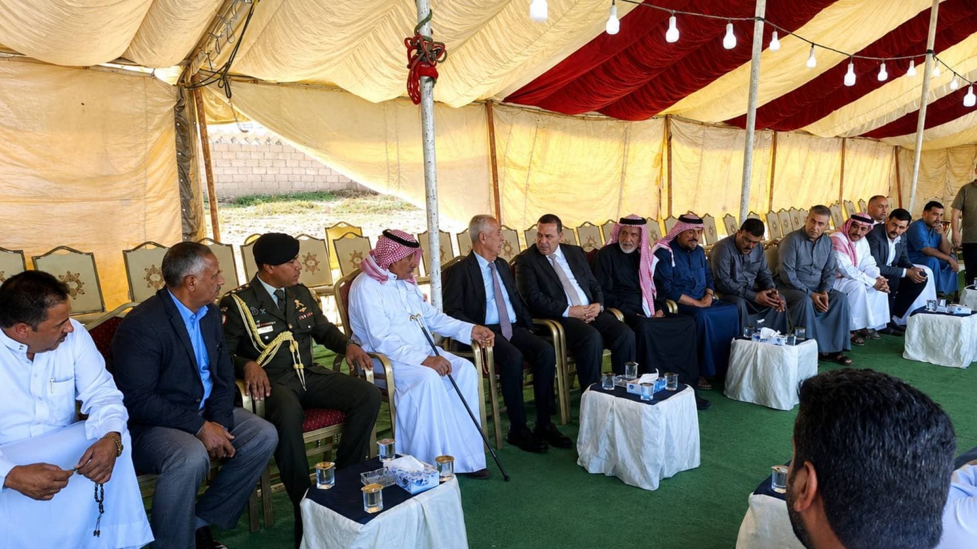 مندوبا عن الملك وولي العهد.. العيسوي يعزي العظامات والبدارين وحفار والحاج حسن