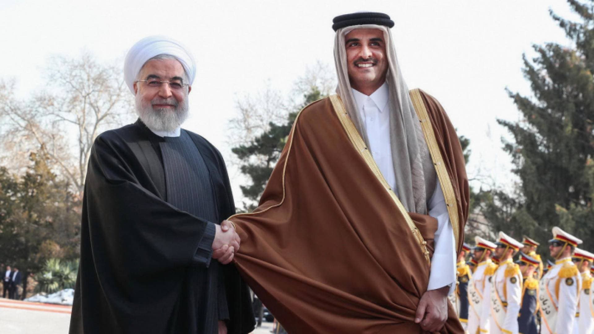 أمير قطر يؤكد توافق الدوحة وطهران على وجوب "تخفيف التصعيد" في المنطقة