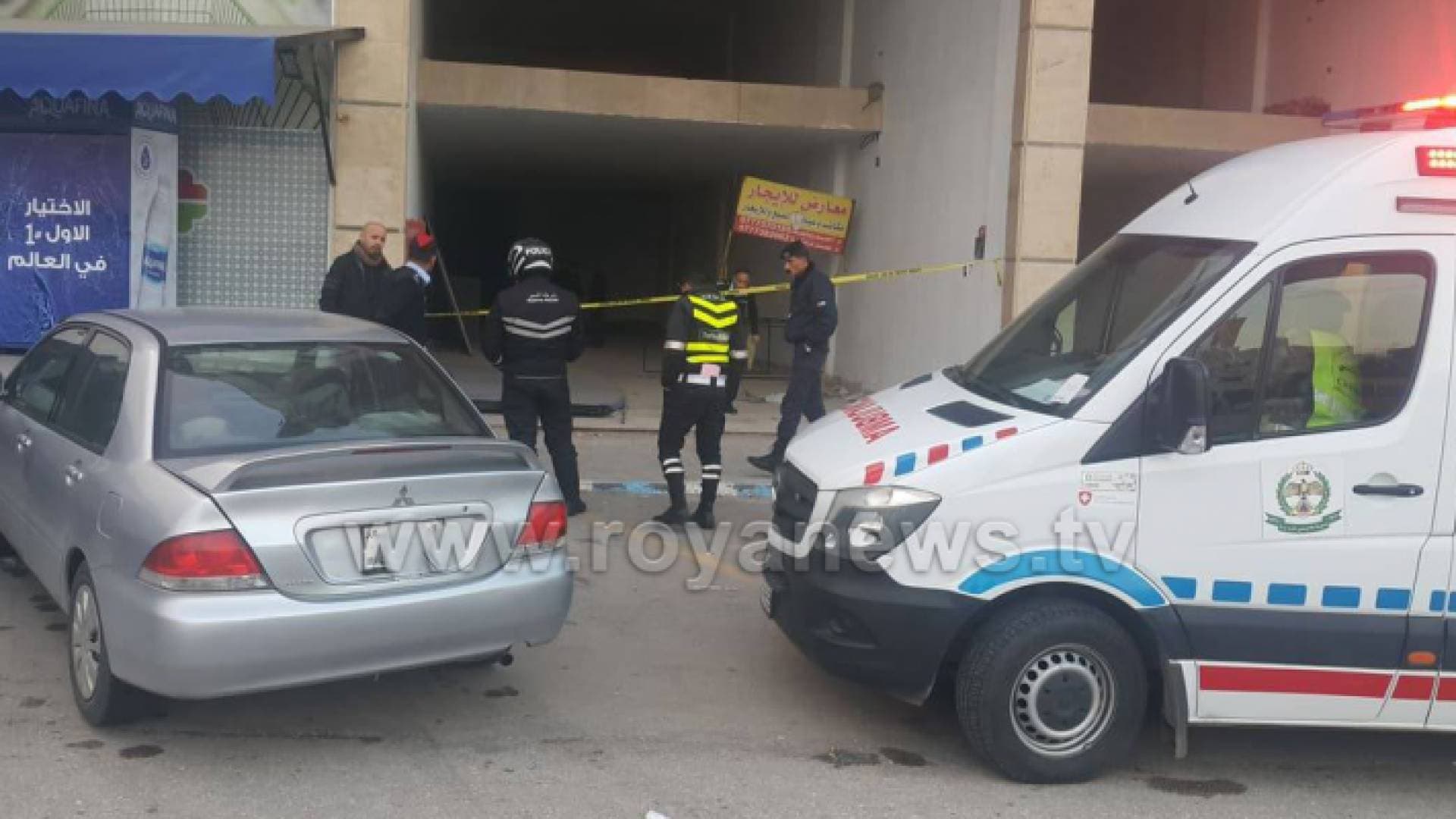 العثور على جثة أربعيني بمخزن تجاري قيد الانشاء في اربد.. صور