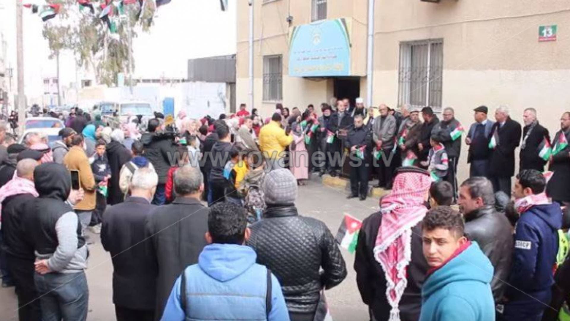 وقفة في مخيم الزرقاء رفضا لصفقة القرن
