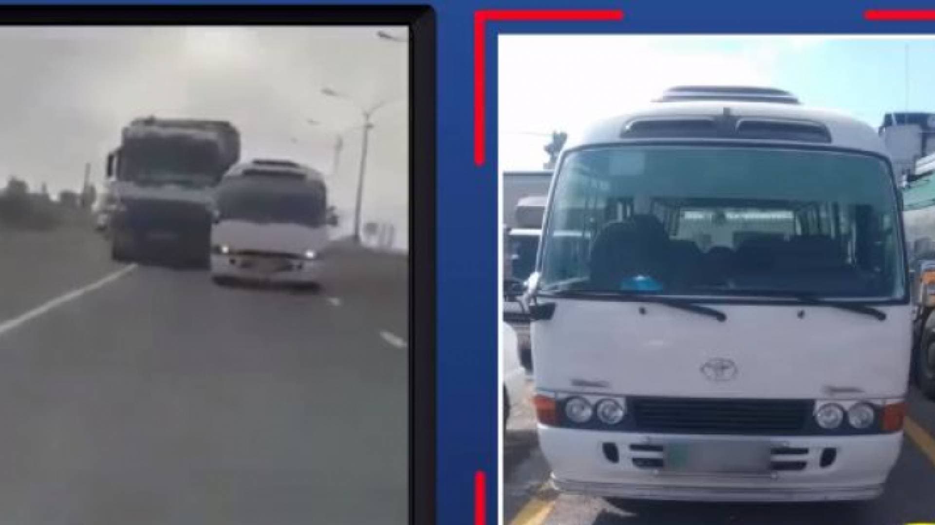 قيادة متهورة على الطريق الصحراوي "فيديو"