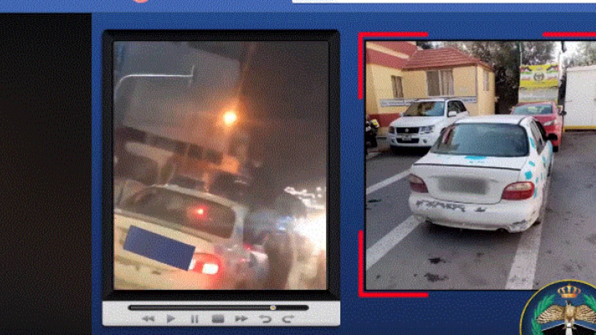 ضبط سائق متهور خرج من مركبته أثناء مسيرها- فيديو