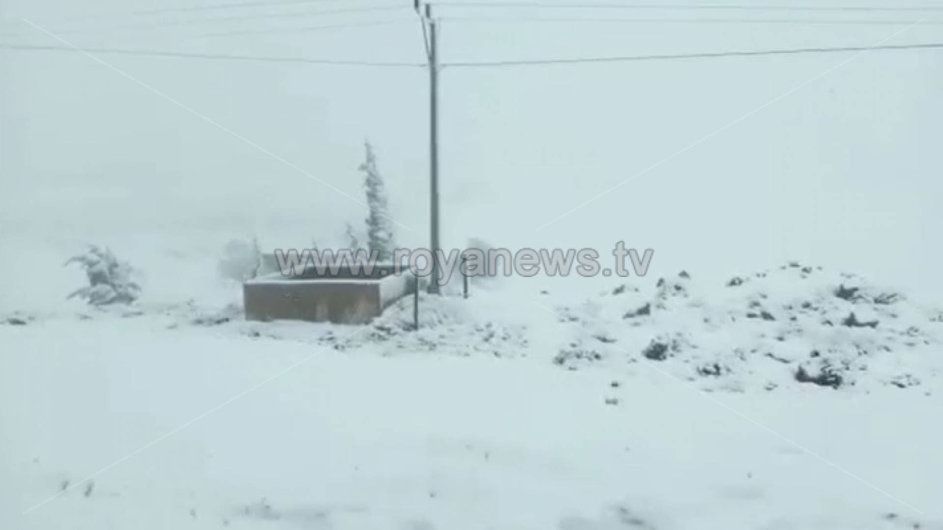 ثلوج في لواء البترا وتعطيل دوام المؤسسات والدوائر الرسمية كافة.. فيديو