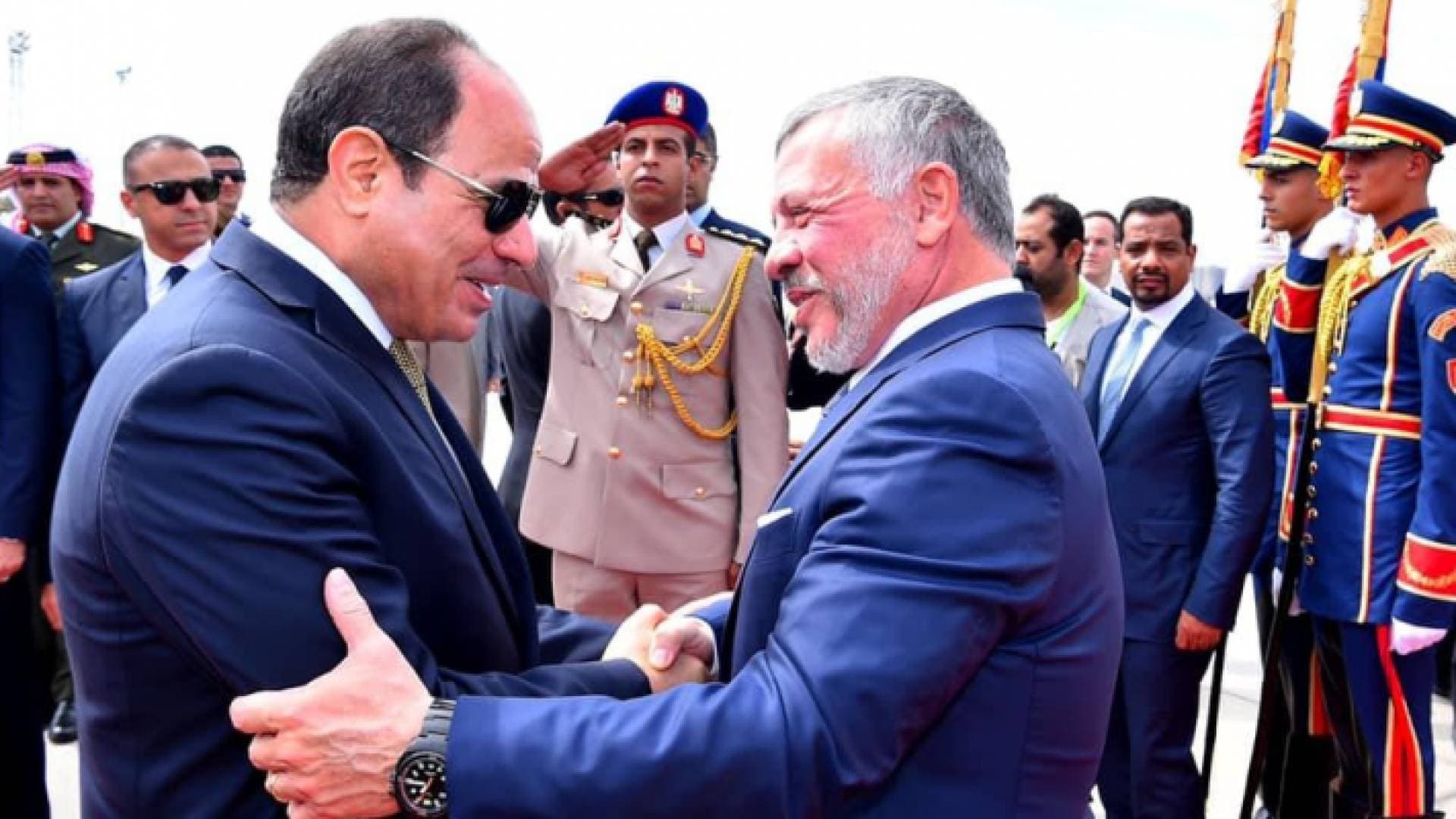 الملك والسيسي يتبادلان التهاني بعيد الفطر