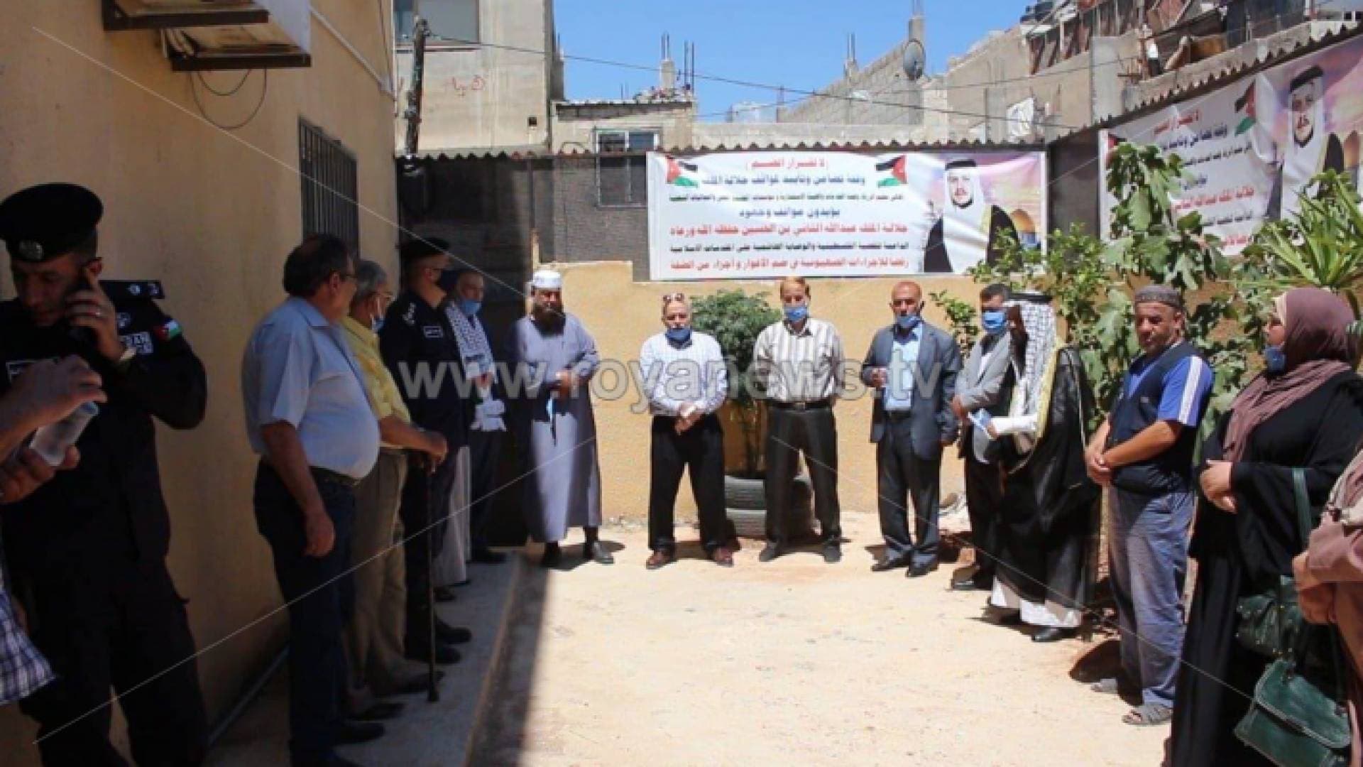وقفة في مخيم الزرقاء رفضا لخطة ضم الضفة من قبل " الاحتلال"
