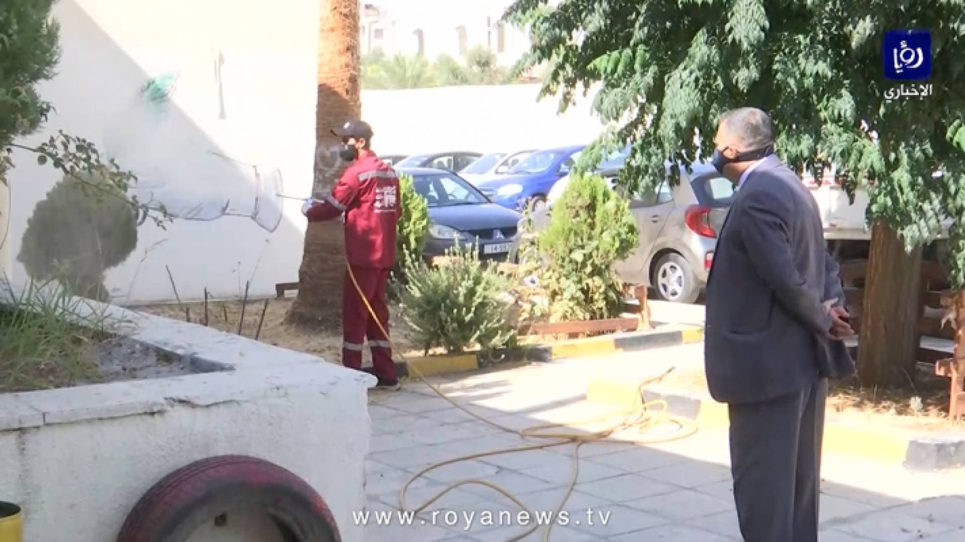حملات تعقيم للمدارس في الأردن استعدادا لبدء العام الدراسي الجديد.. فيديو