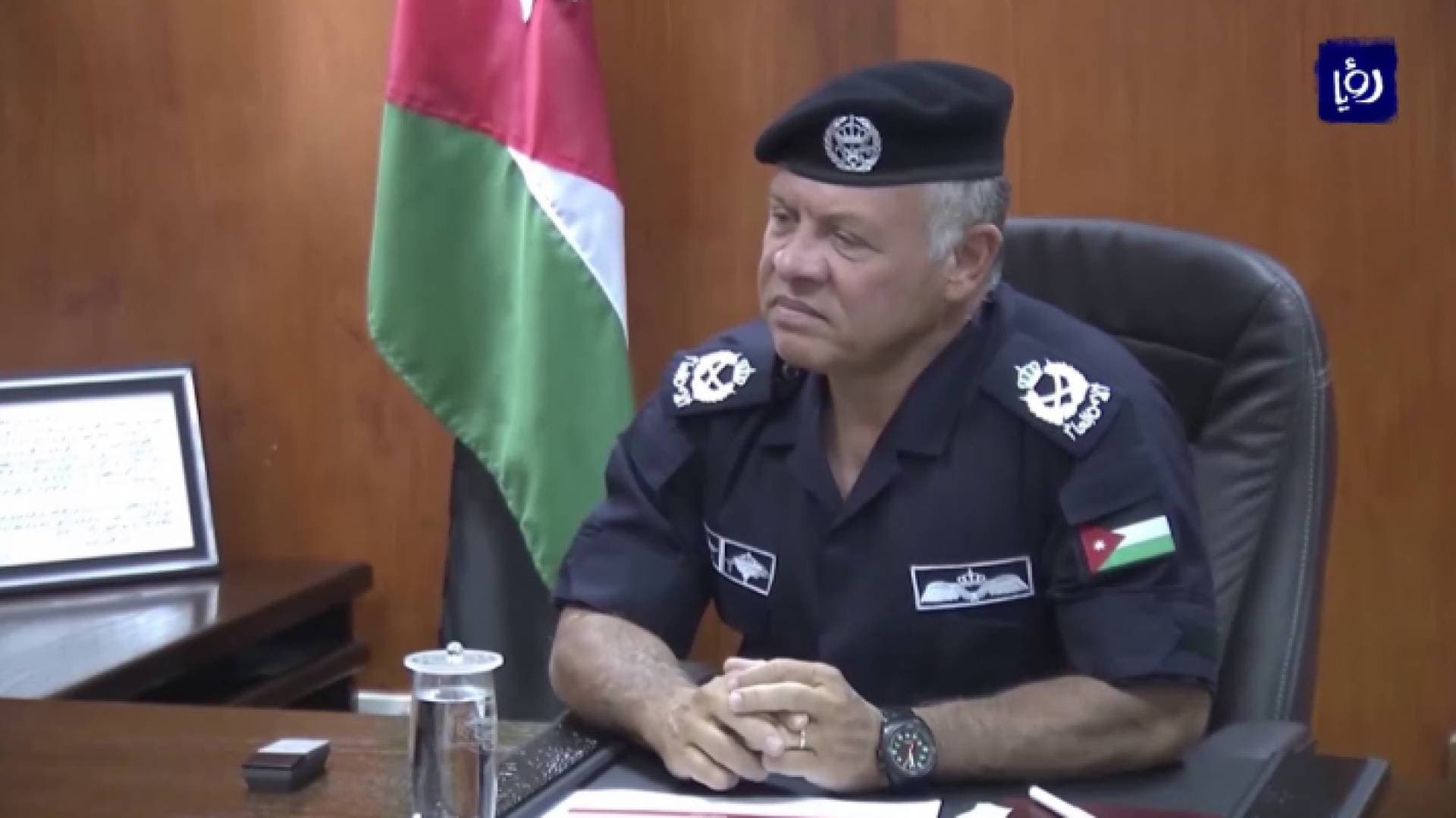 الملك يزور مديرية الأمن العام
