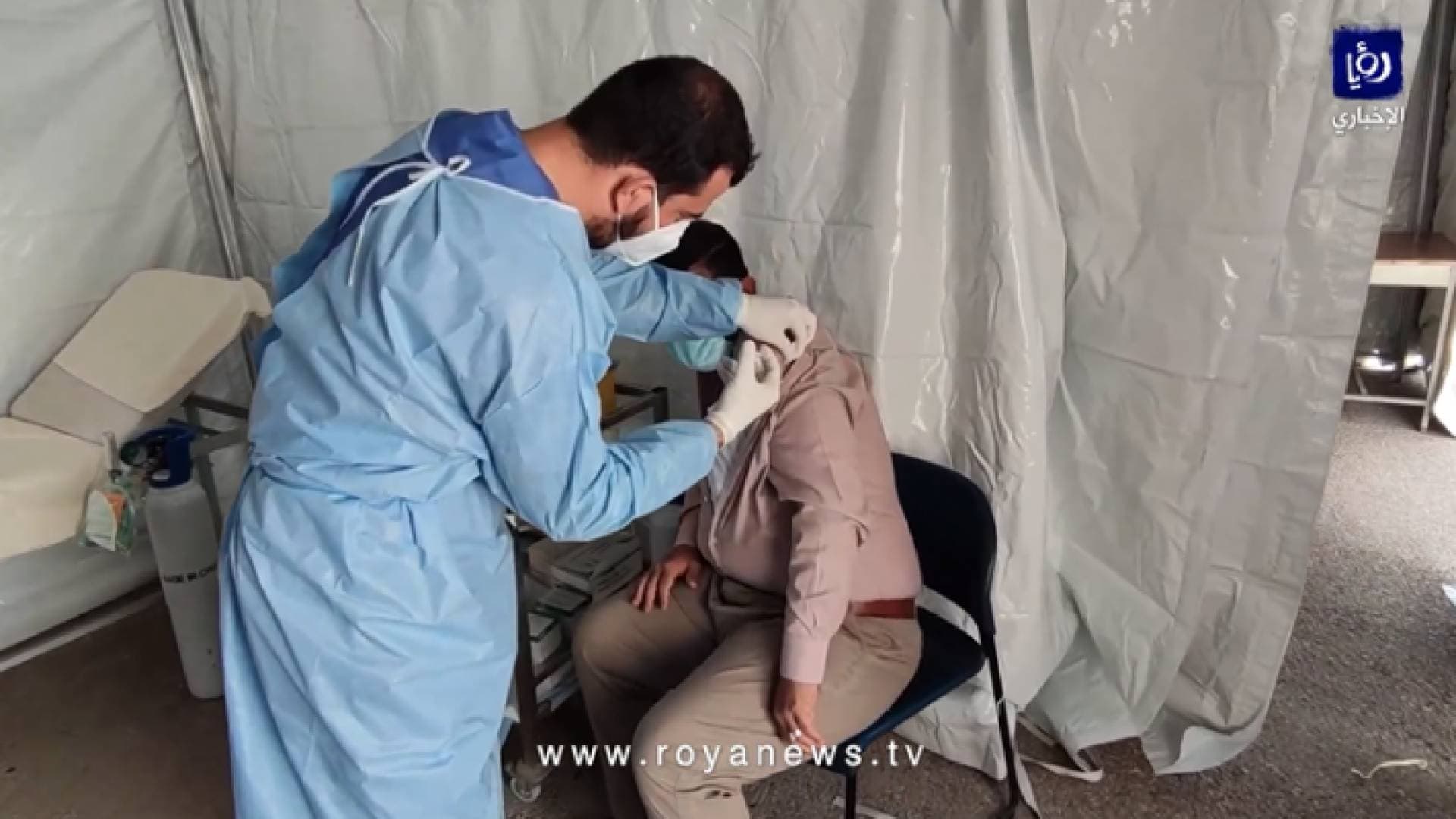 استمرار عمليات التطعيم ضد كورونا في لواء الرمثا.. فيديو