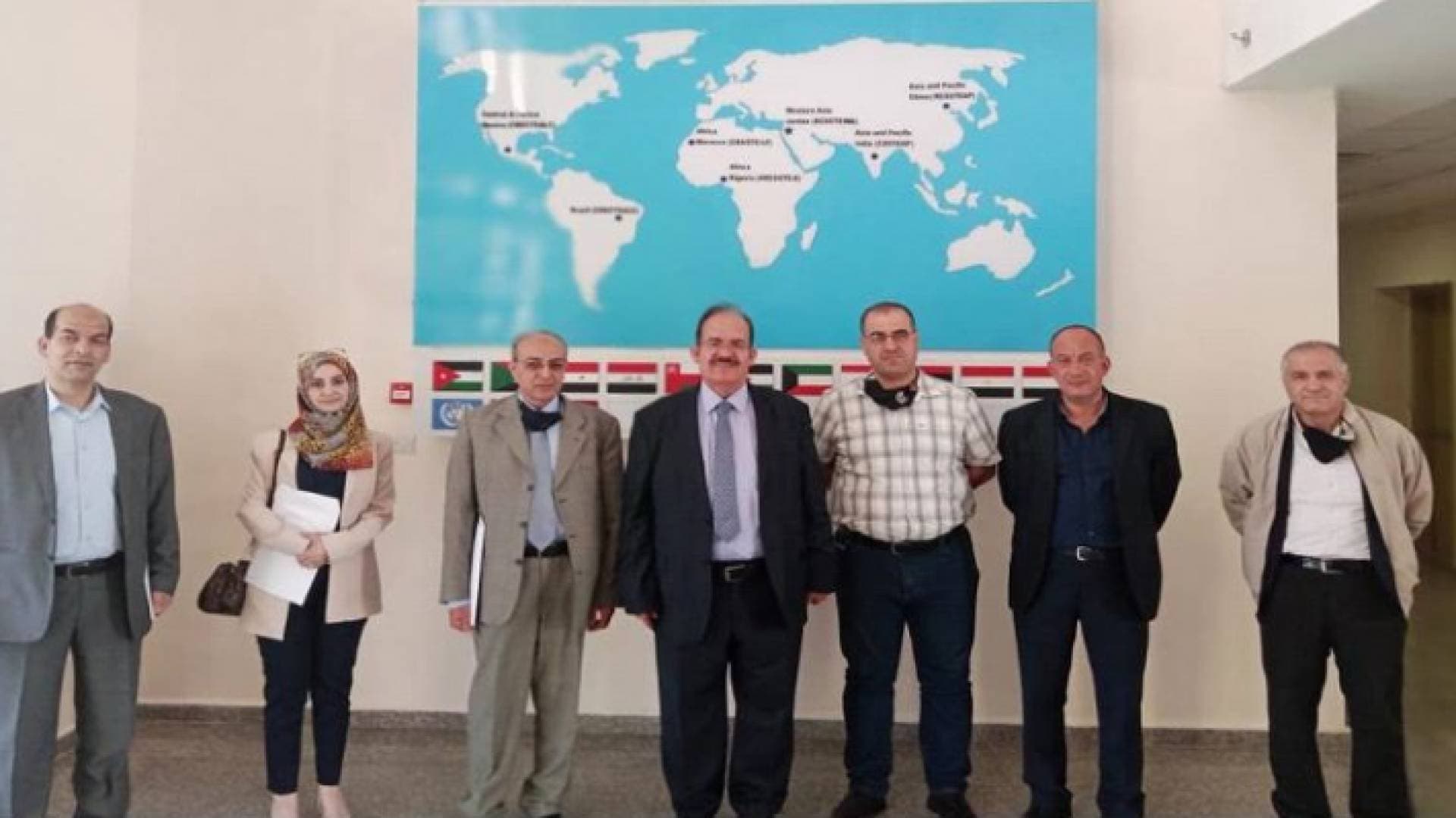 وفد من بلدية إربد يزور المركز الإقليمي لتدريس علوم وتكنولوجيا الفضاء لغرب آسيا - صور
