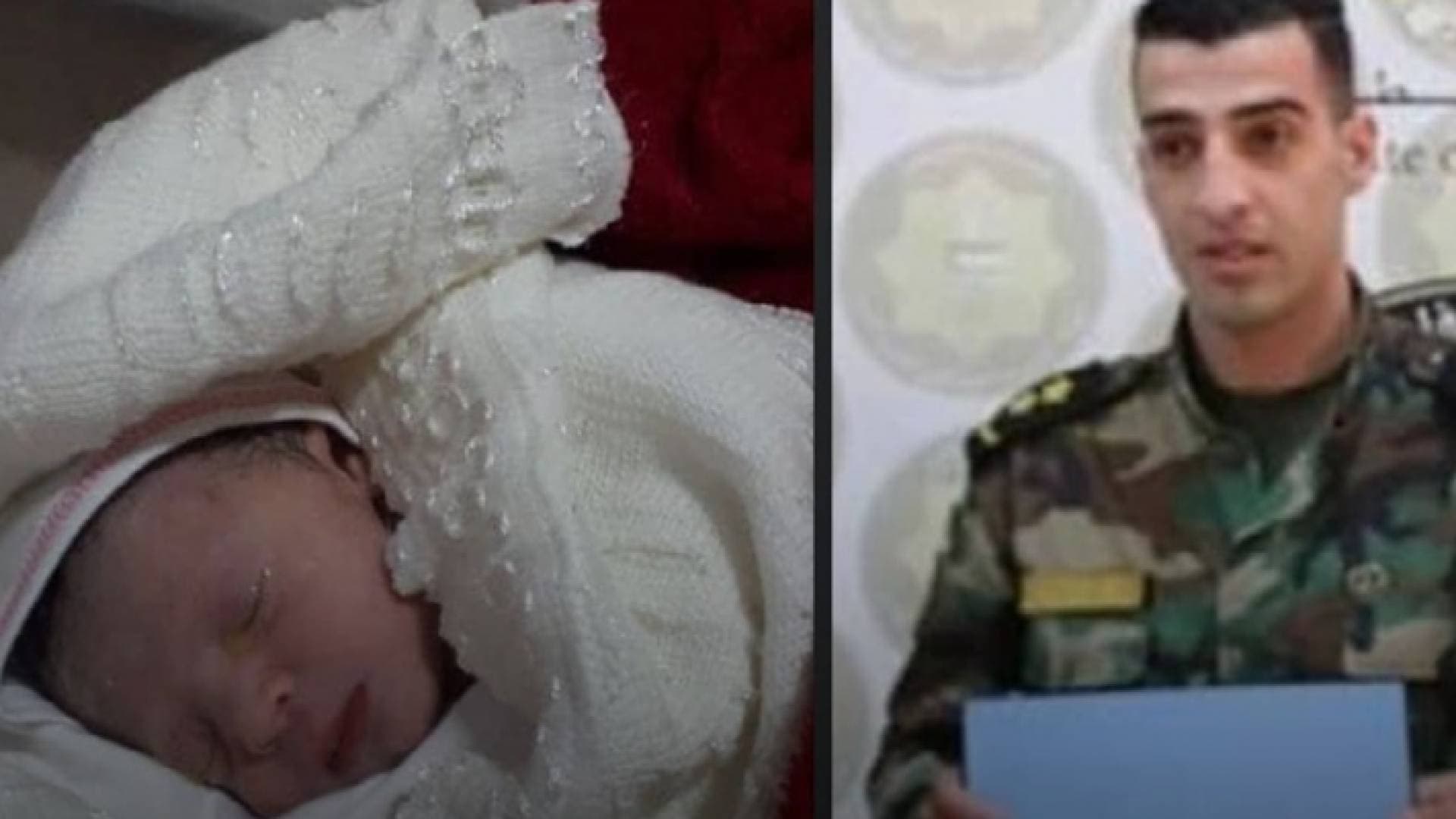 بعد ٨ أيام على استشهاده.. فلسطيني يرزق بمولودة - صور