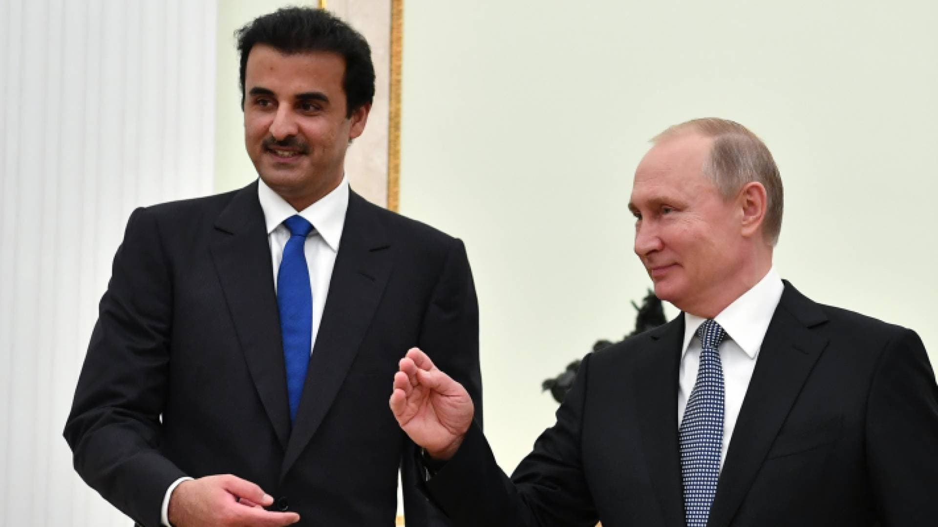 الرئيسان القطري والروسي يبحثان التحضيرات لكأس العالم ٢٠٢٢