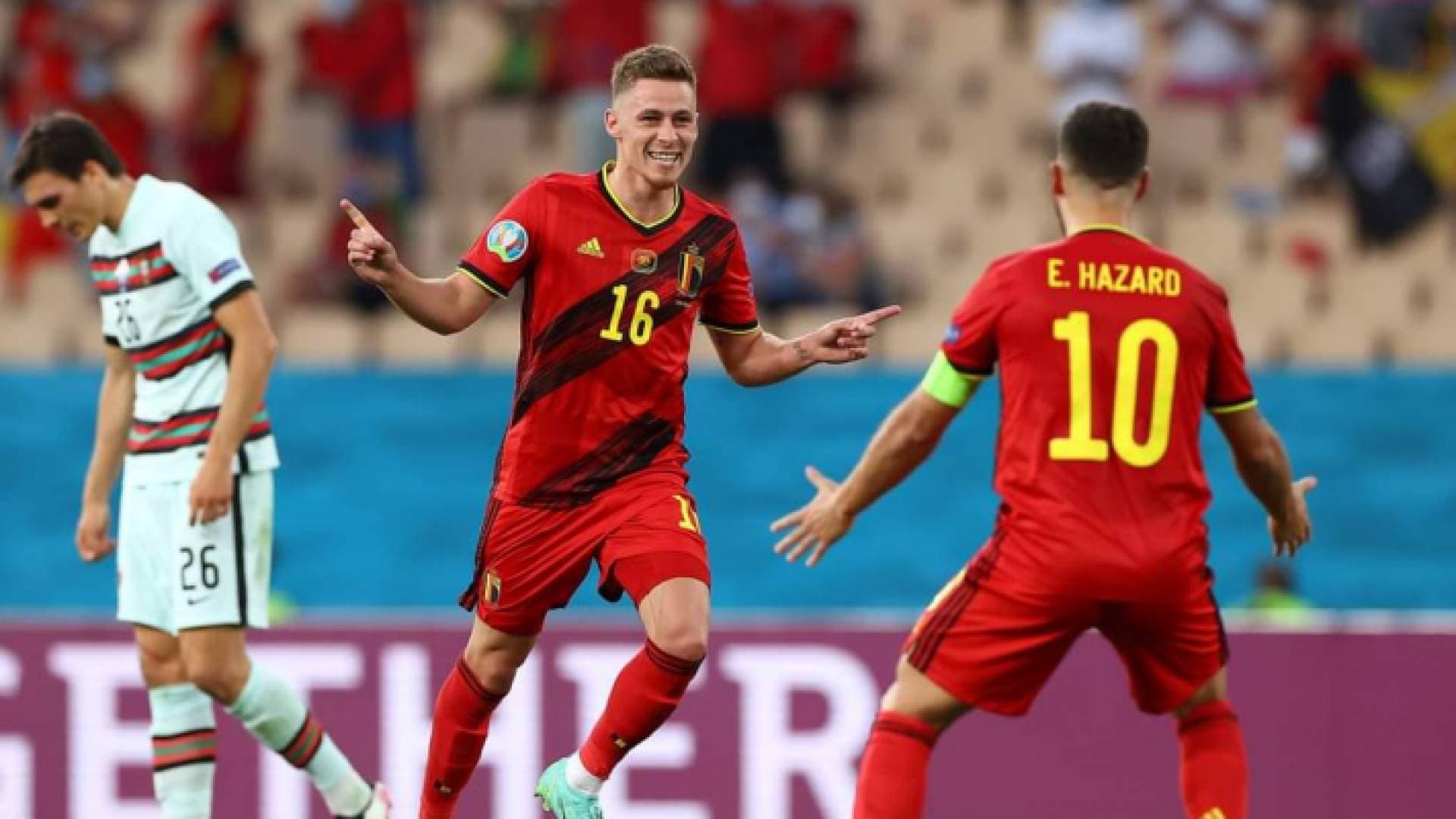 بلجيكا تتخطى رفاق رونالدو بهدف نظيف وتبلغ ربع نهائي اليورو