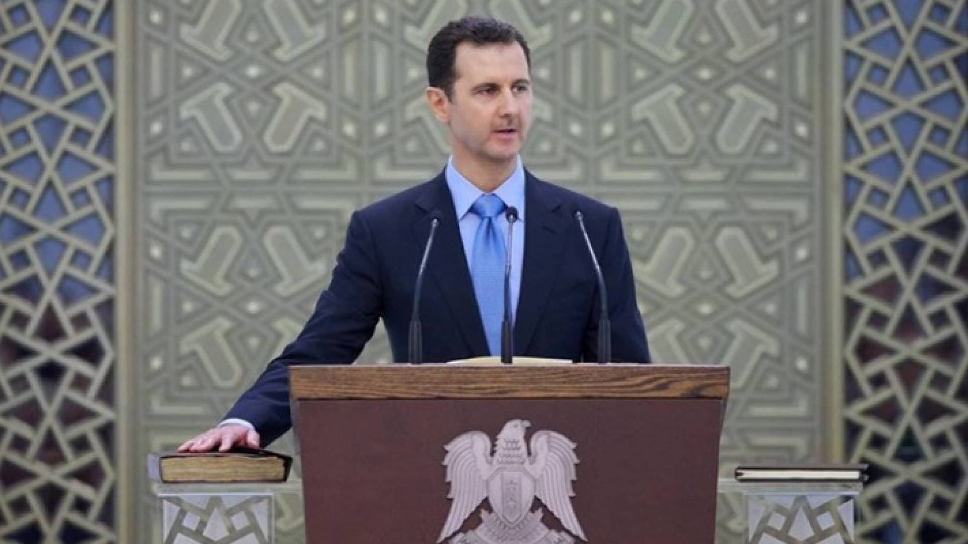 الرئيس السوري بشار الأسد يؤدي اليمين الدستورية لولاية رابعة