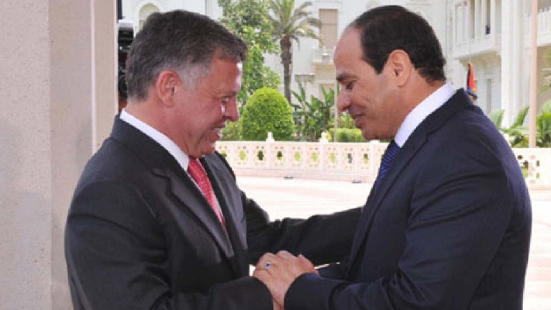 الملك يهنئ الرئيس المصري بذكرى ثورة ٢٣ تموز