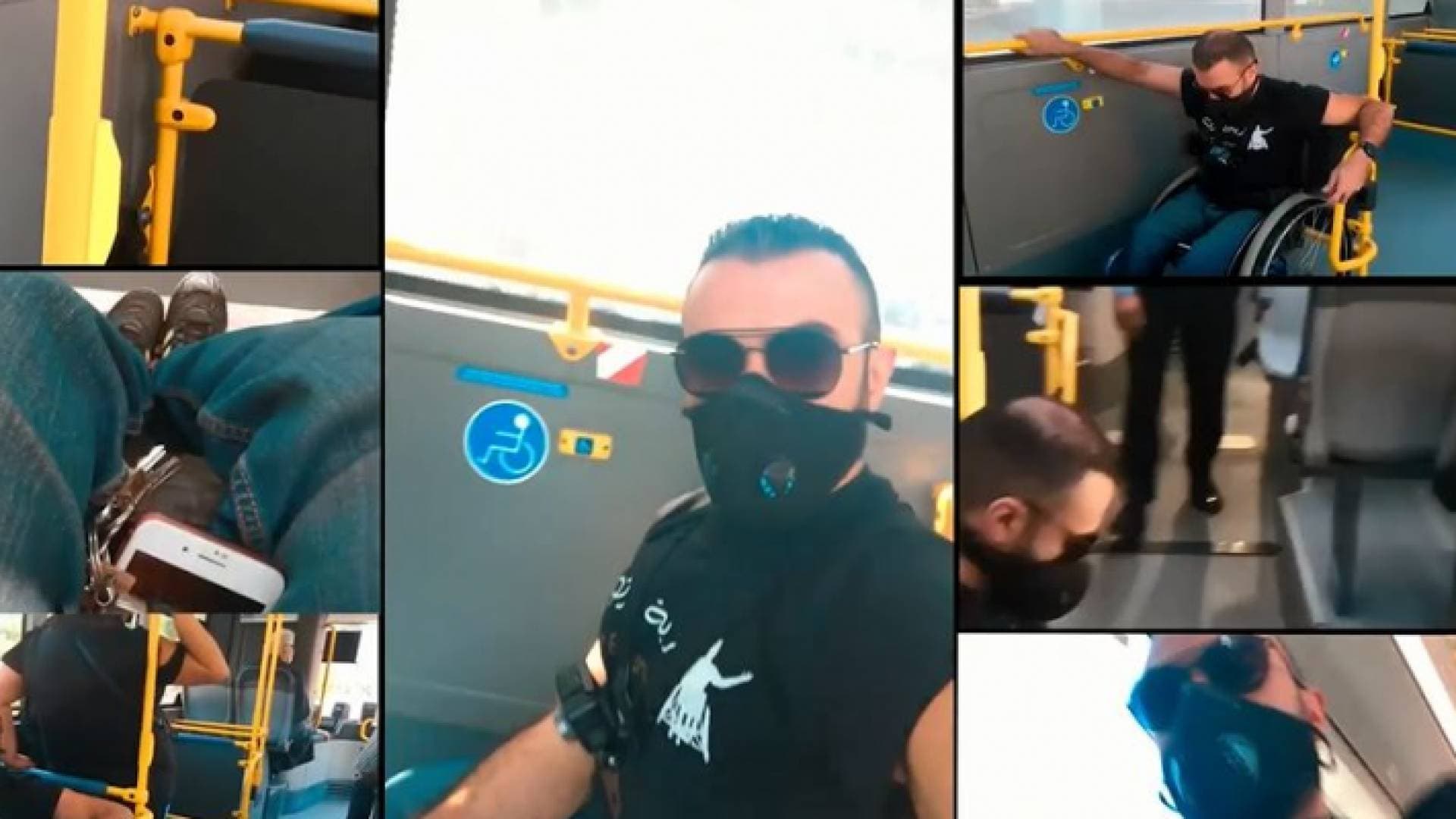 ناشط من ذوي الإعاقة يستعرض تجربة ركوب الباص السريع وهذا ما قاله - فيديو
