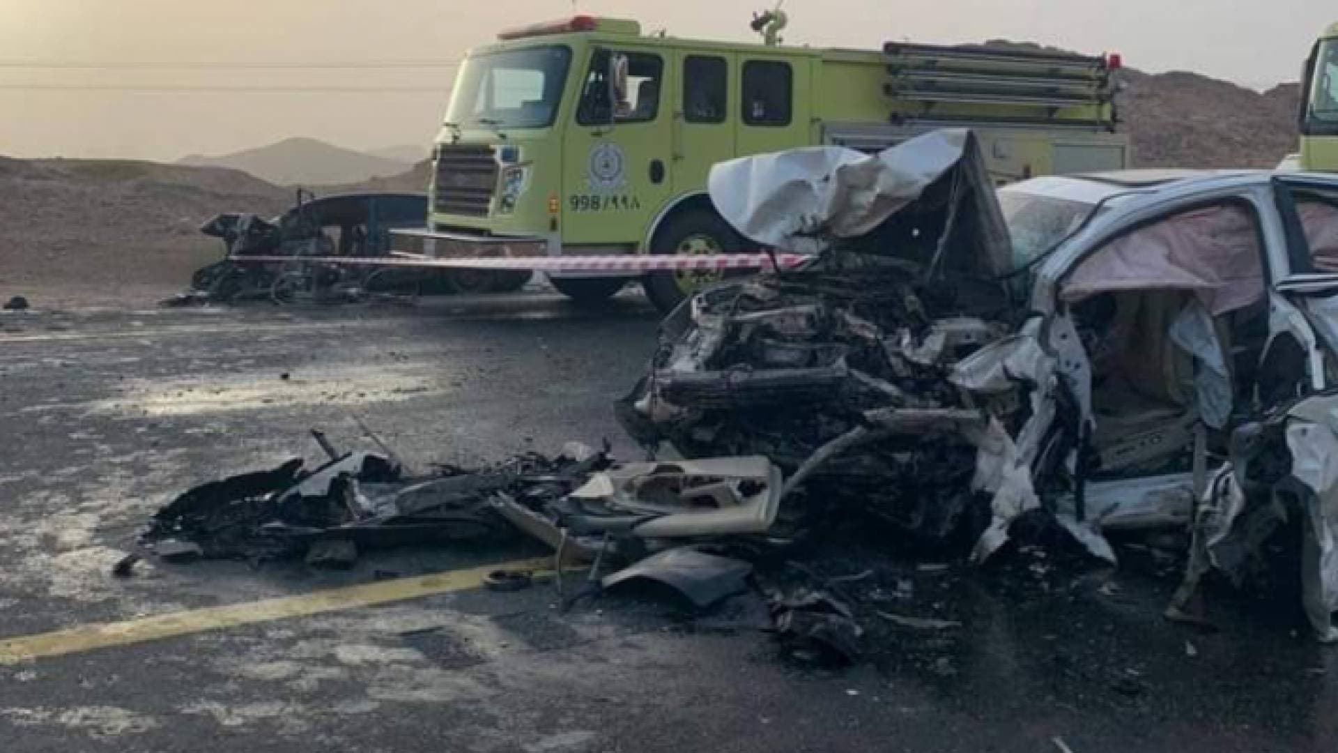 حادث سير يفجع عائلة أردنية بوفاة أربعة من أفرادها بالسعودية.. تفاصيل وصور