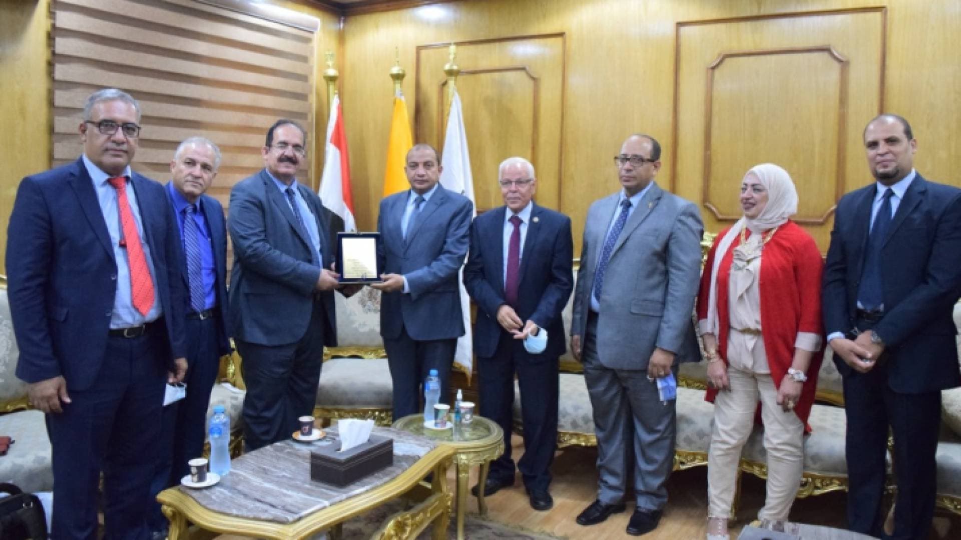 رئيس جامعة بني سويف في مصر يستقبل مدير المركز "الإقليمي لتدريس علوم الفضاء" التابع للأمم المتحدة