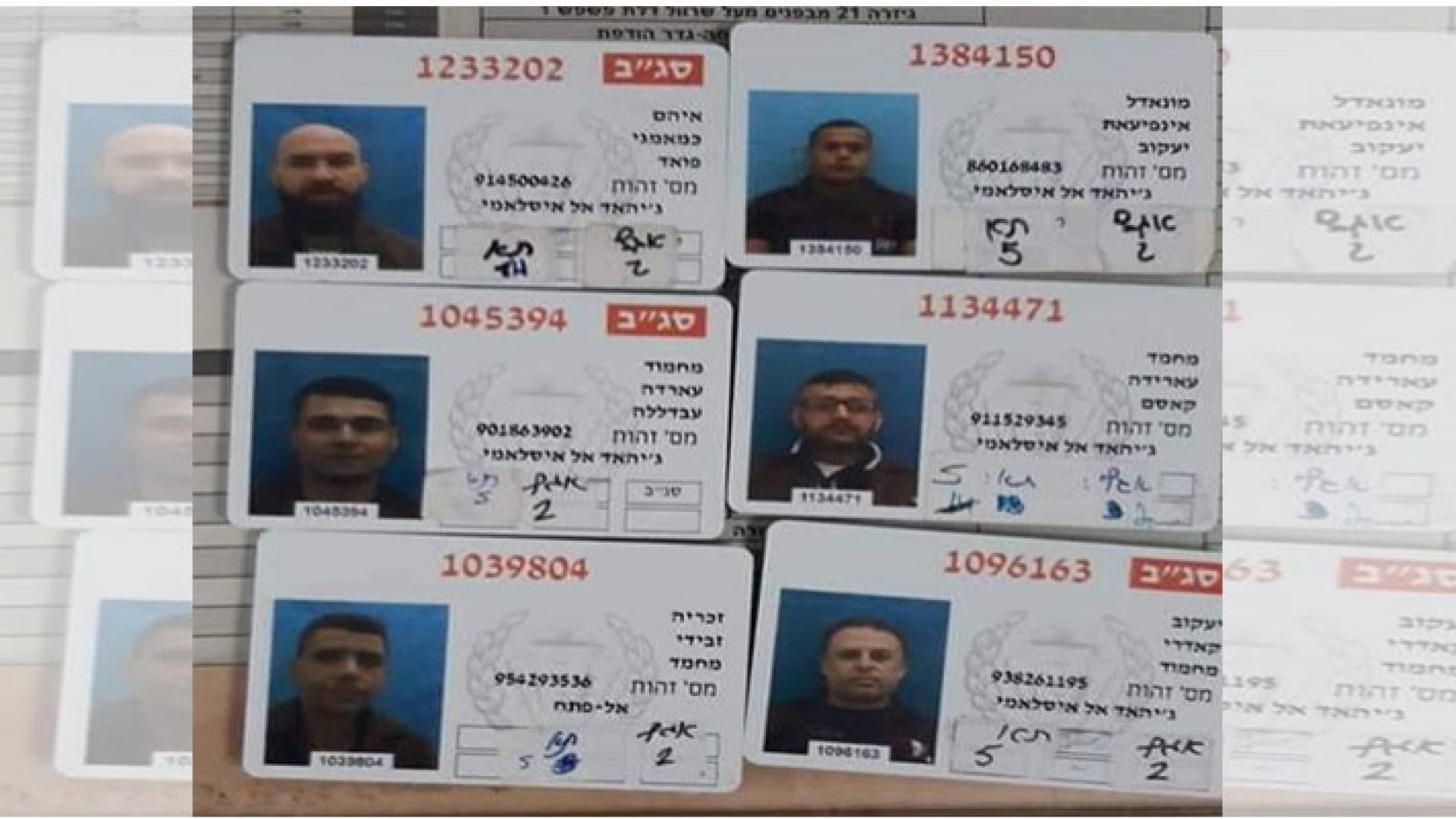 من الأسرى الفلسطينيون الذين نجحوا بالهروب من سجن جلبوع؟ - صور وفيديو