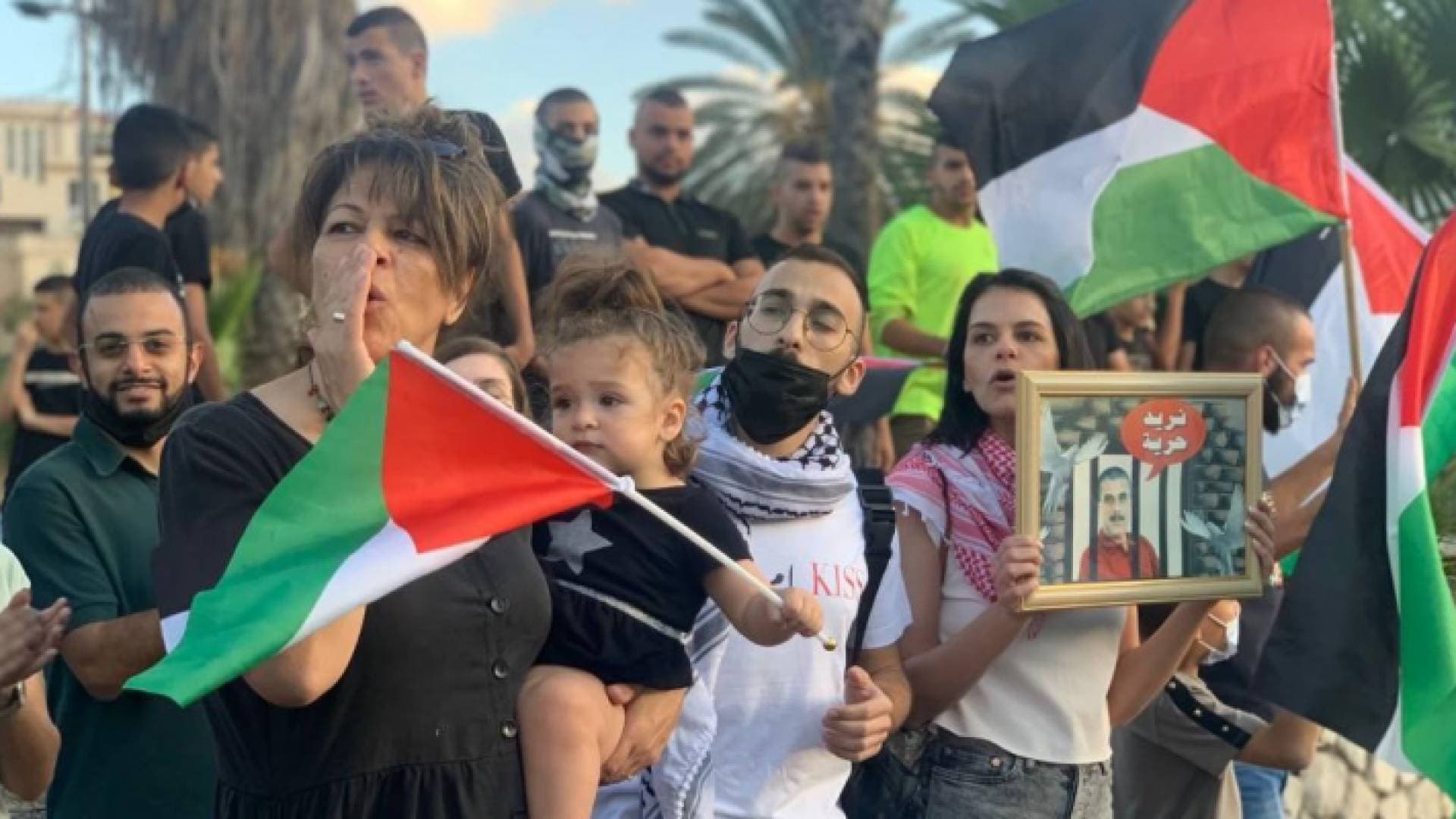تظاهرتان في حيفا وأم الفحم نصرة للأسرى الفلسطينيين "فيديو"