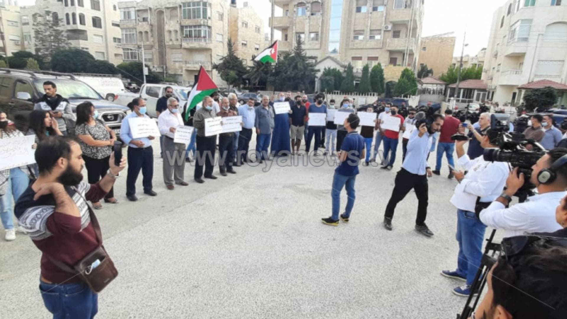 وقفة تضامنية دعما لصمود الأسرى في سجون الاحتلال الإسرائيلي بعمان - فيديو