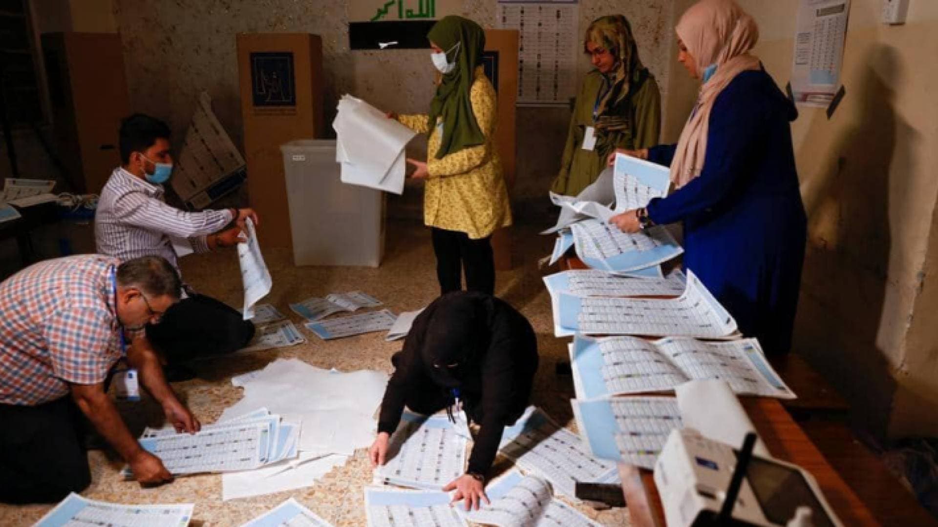 ٤١% نسبة المشاركة الأولية في الانتخابات البرلمانية بالعراق