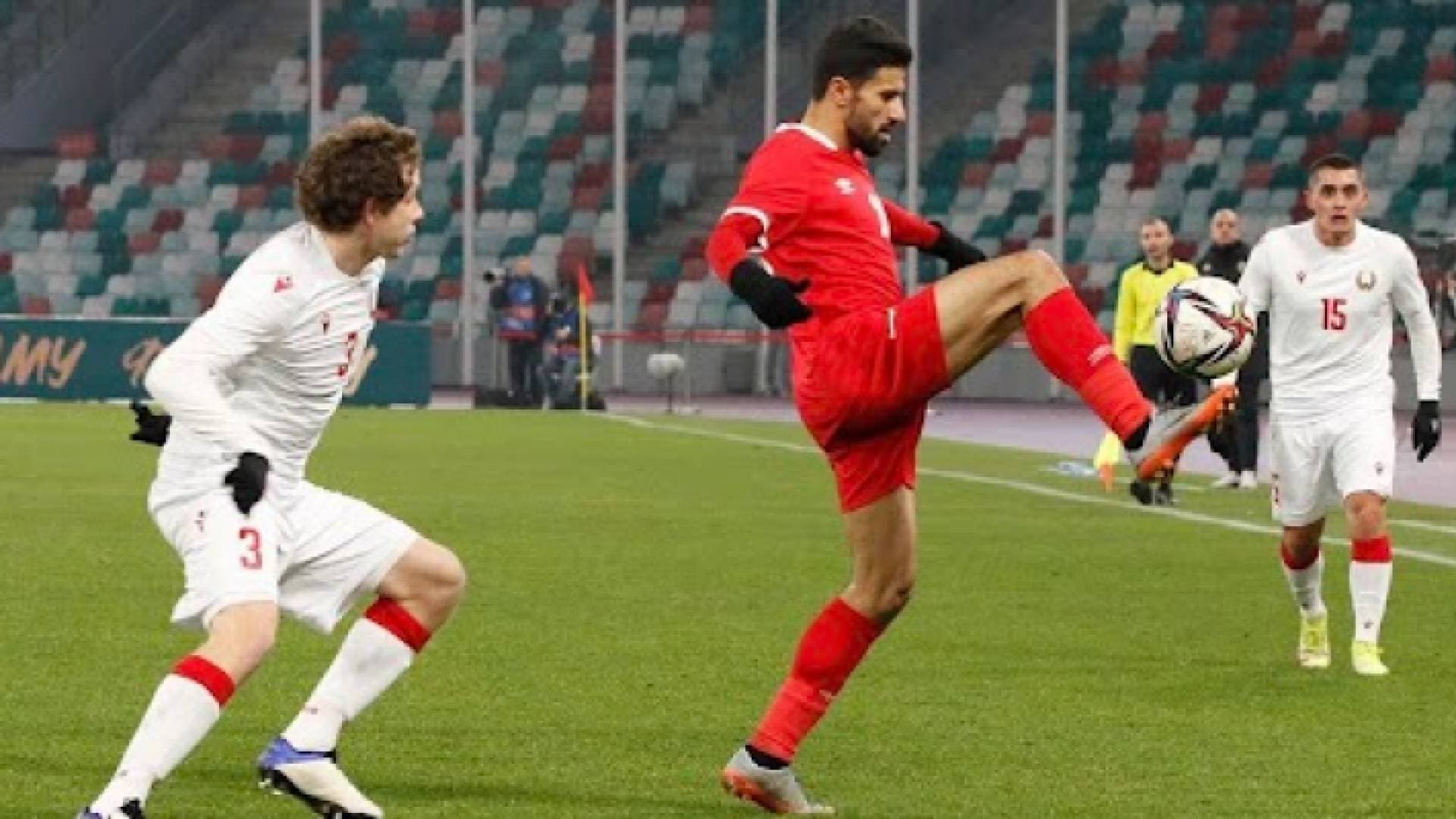 خسارة النشامى من بيلاروسيا وديا