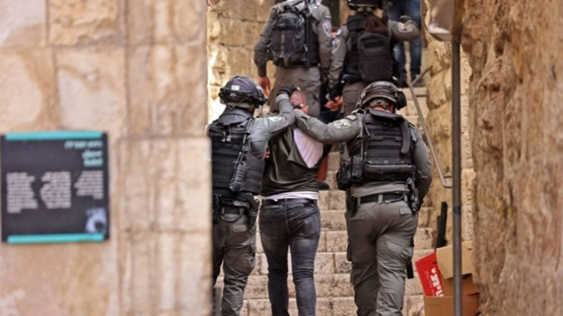 الاحتلال الإسرائيلي يعتقل ١٩ فلسطينيا من الضفة