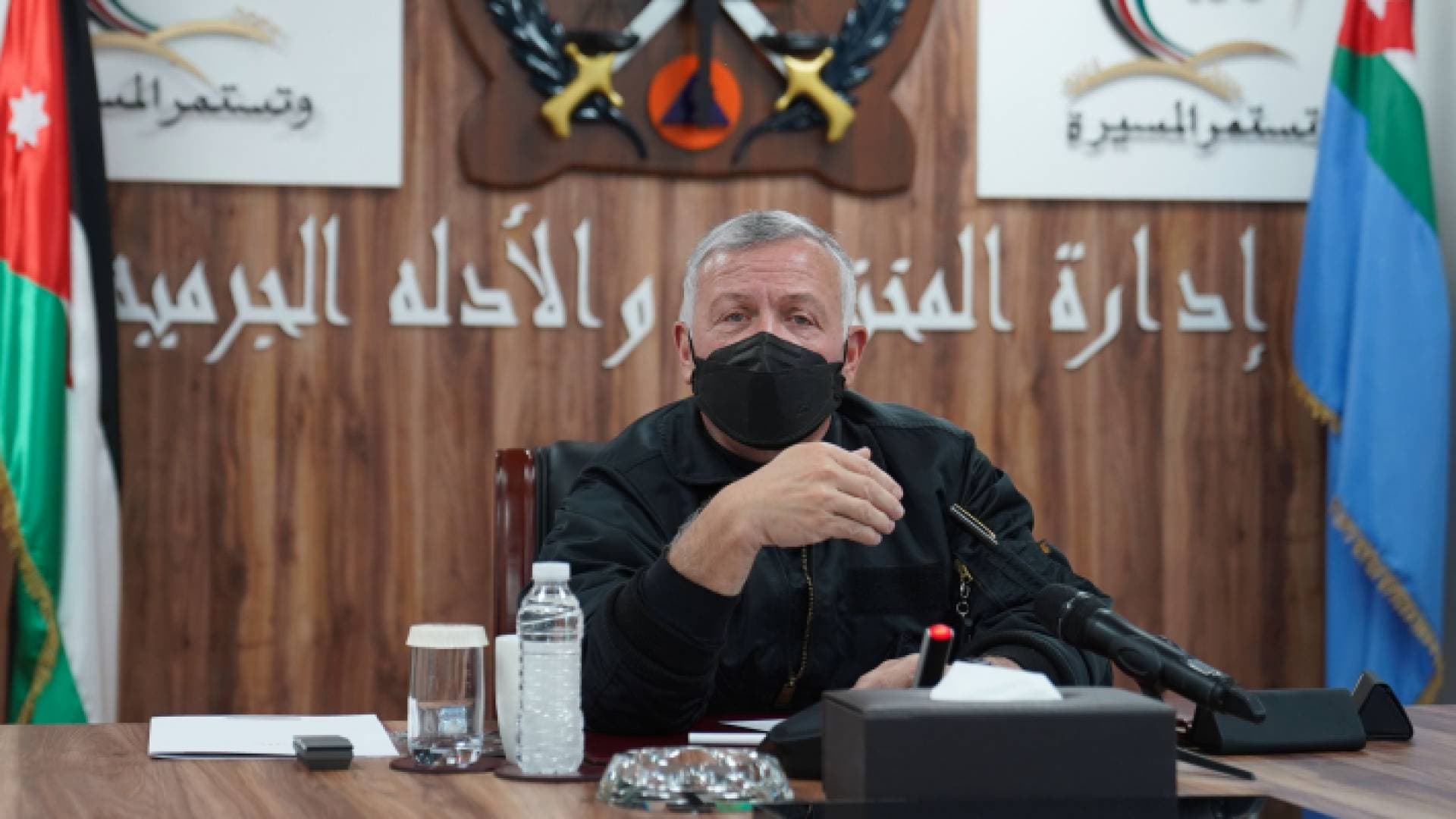 الملك يزور إدارة المختبرات والأدلة الجرمية التابعة لمديرية الأمن العام - صور