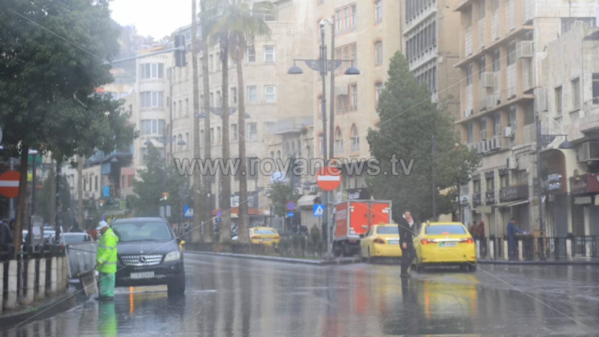 أجواء ماطرة وباردة في أغلب مناطق الأردن.. تفاصيل