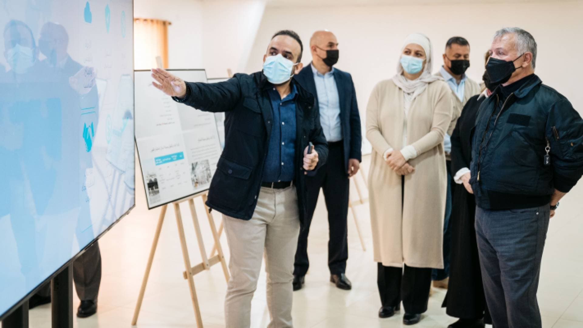 الملك يشهد انطلاق المرحلة الأولى من مشروع المربع الصحي للمواشي في معان - صور