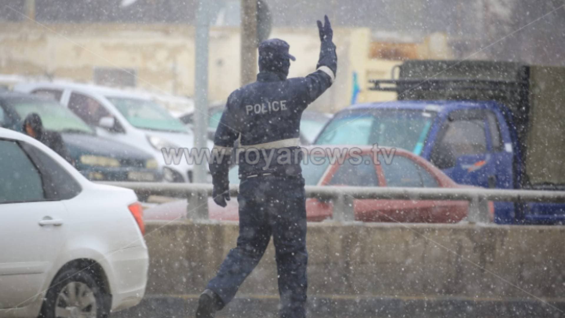 الأمن العام يحذر من المنخفض الجوي