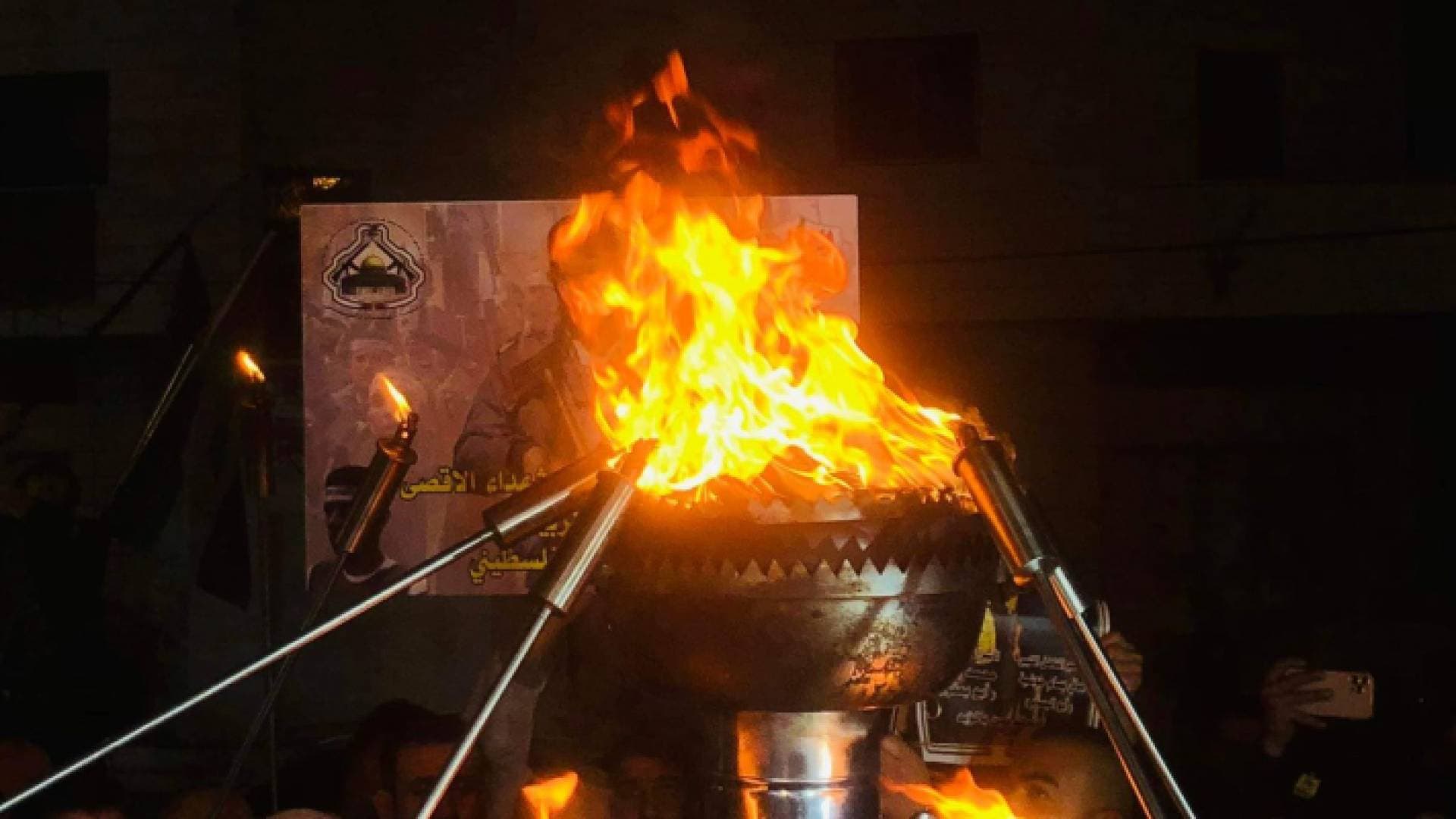 إيقاد شعلة الحرية للأسرى للعام ٢٠٢٢ في جنين تقديرا لتضحياتهم