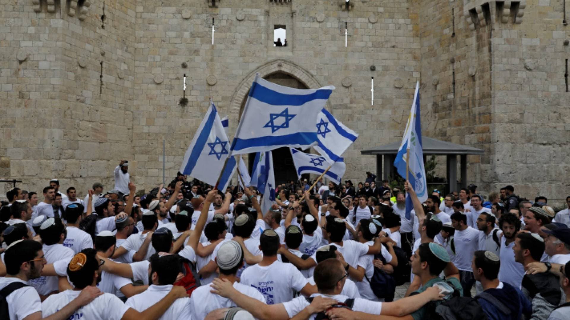 انطلاق مسيرة الأعلام الصهيونية في القدس المحتلة