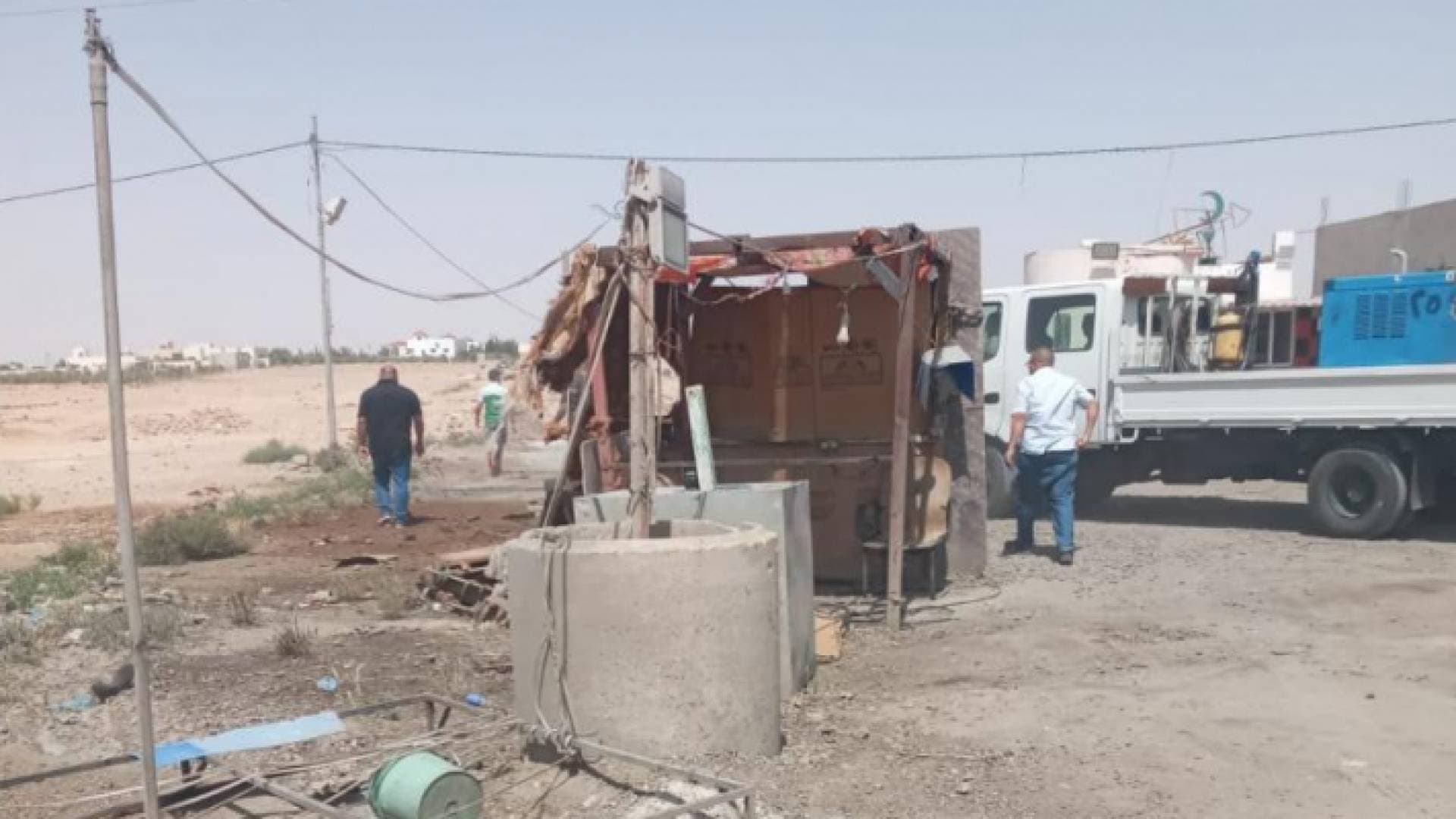 حملة أمنية لإزالة ٢٨ اعتداء على المياه في معان ووادي السير