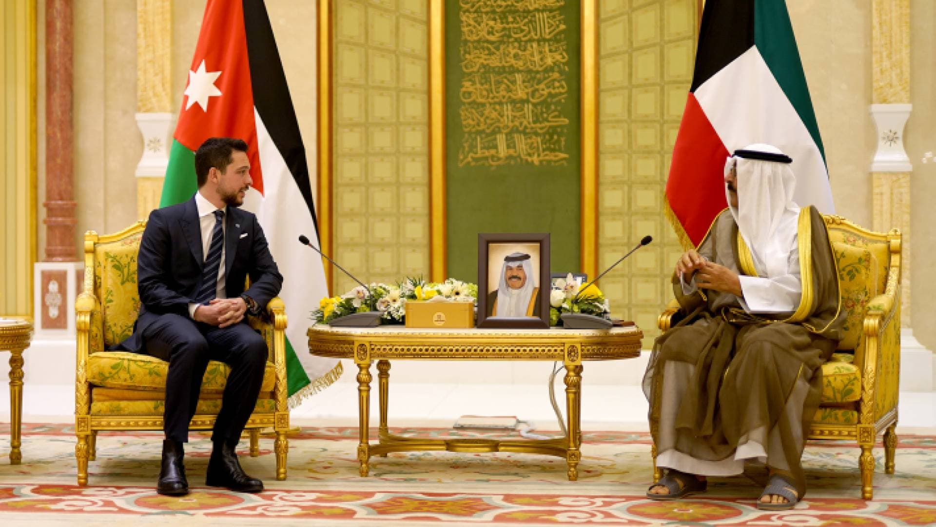 ولي العهد يجري مباحثات مع ولي عهد دولة الكويت